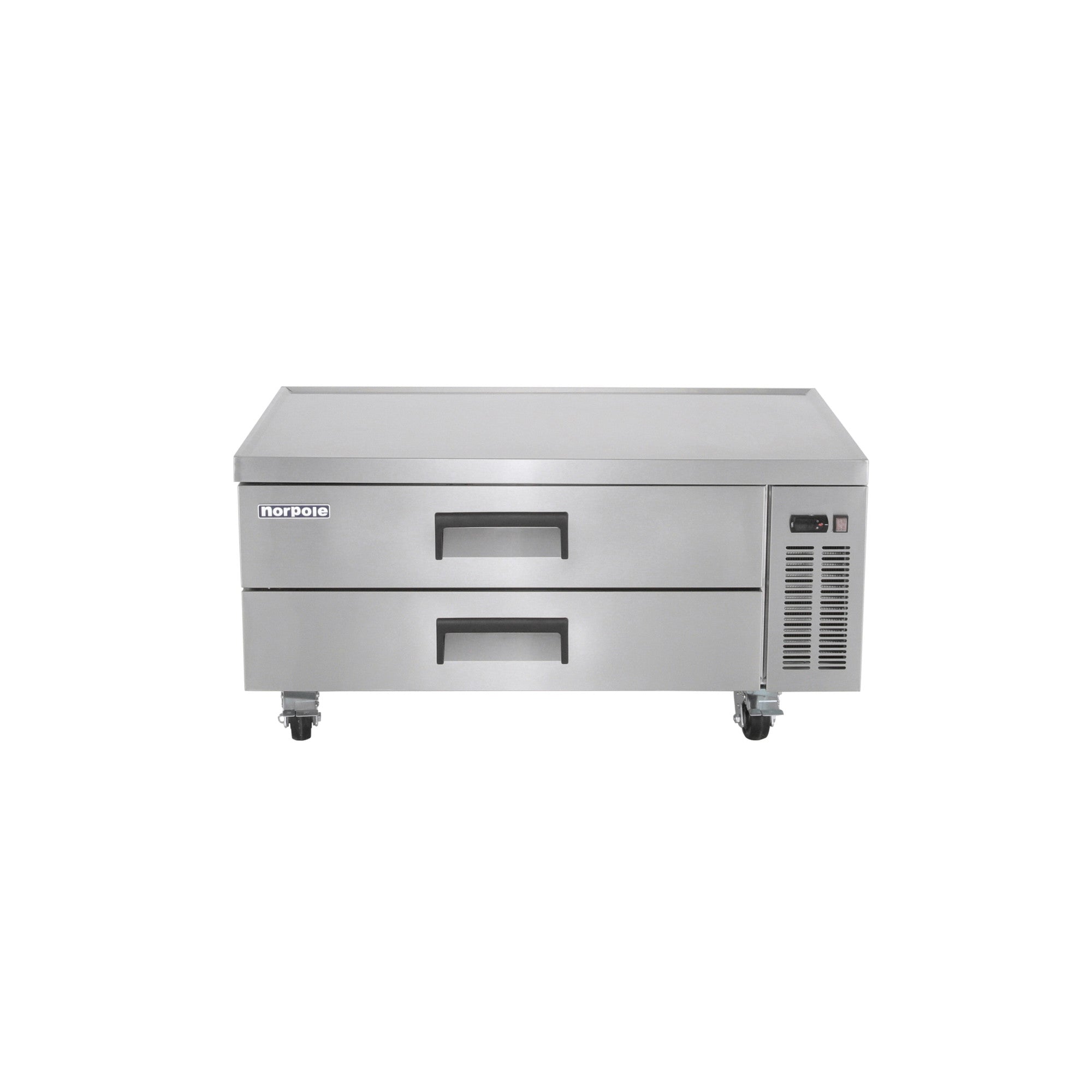 52 in Wide, 10.5 Cu Ft. 2-Drawer Chef Base Commercial Refrigerator in Stainless Steel