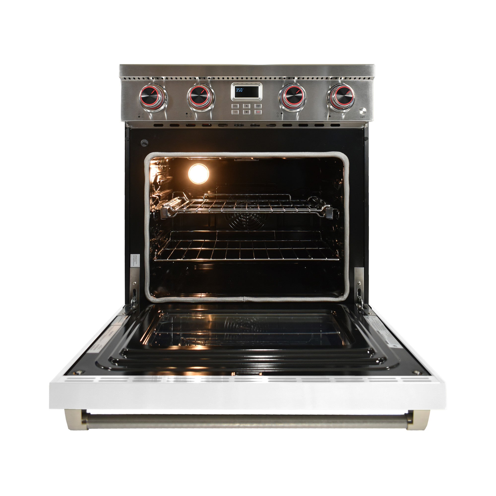 30" Electric Range w/ White Door