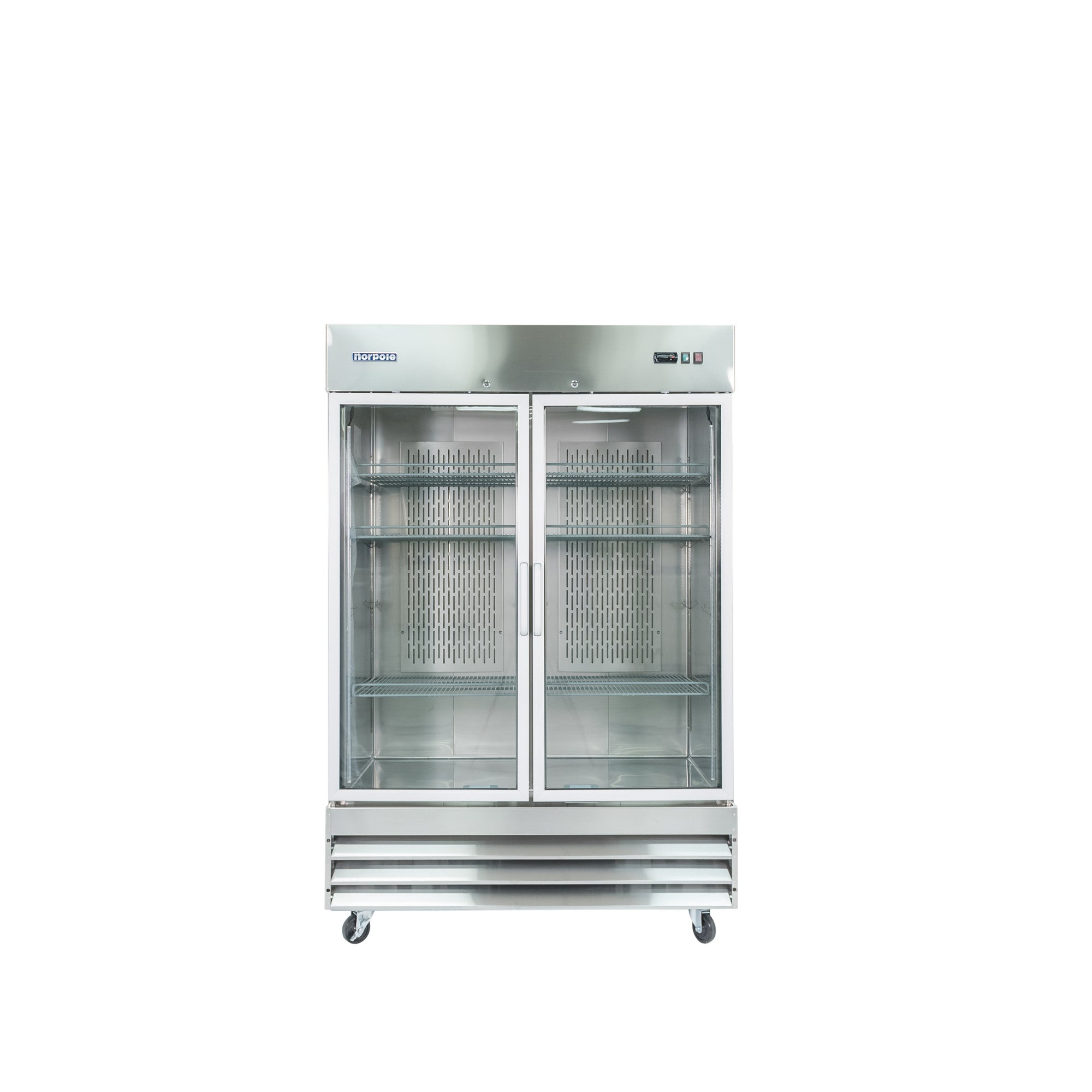 2 Glass Door Reach-In Freezer