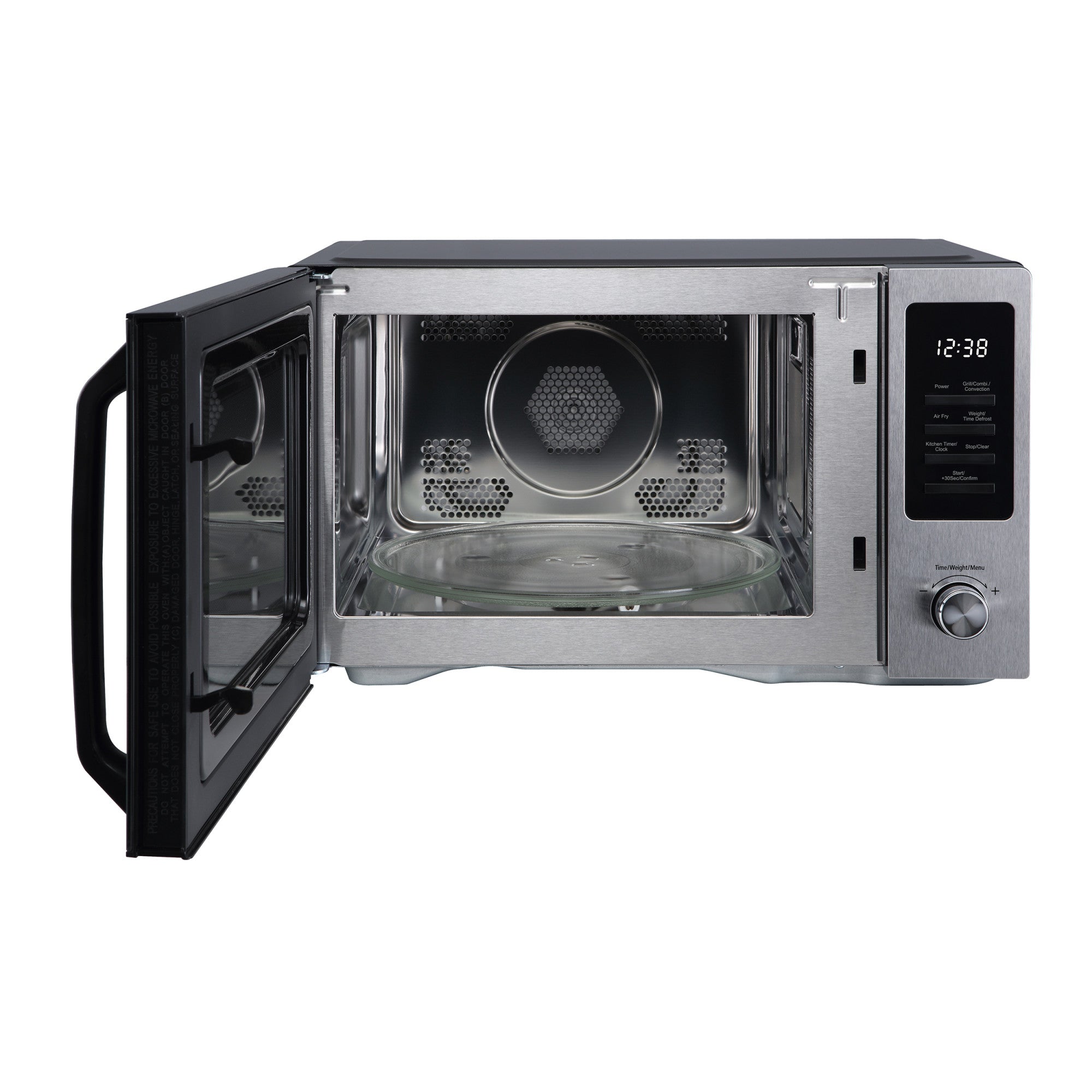 1.0 cu. ft. Countertop Microwave in Stainless and Black with Air Fryer