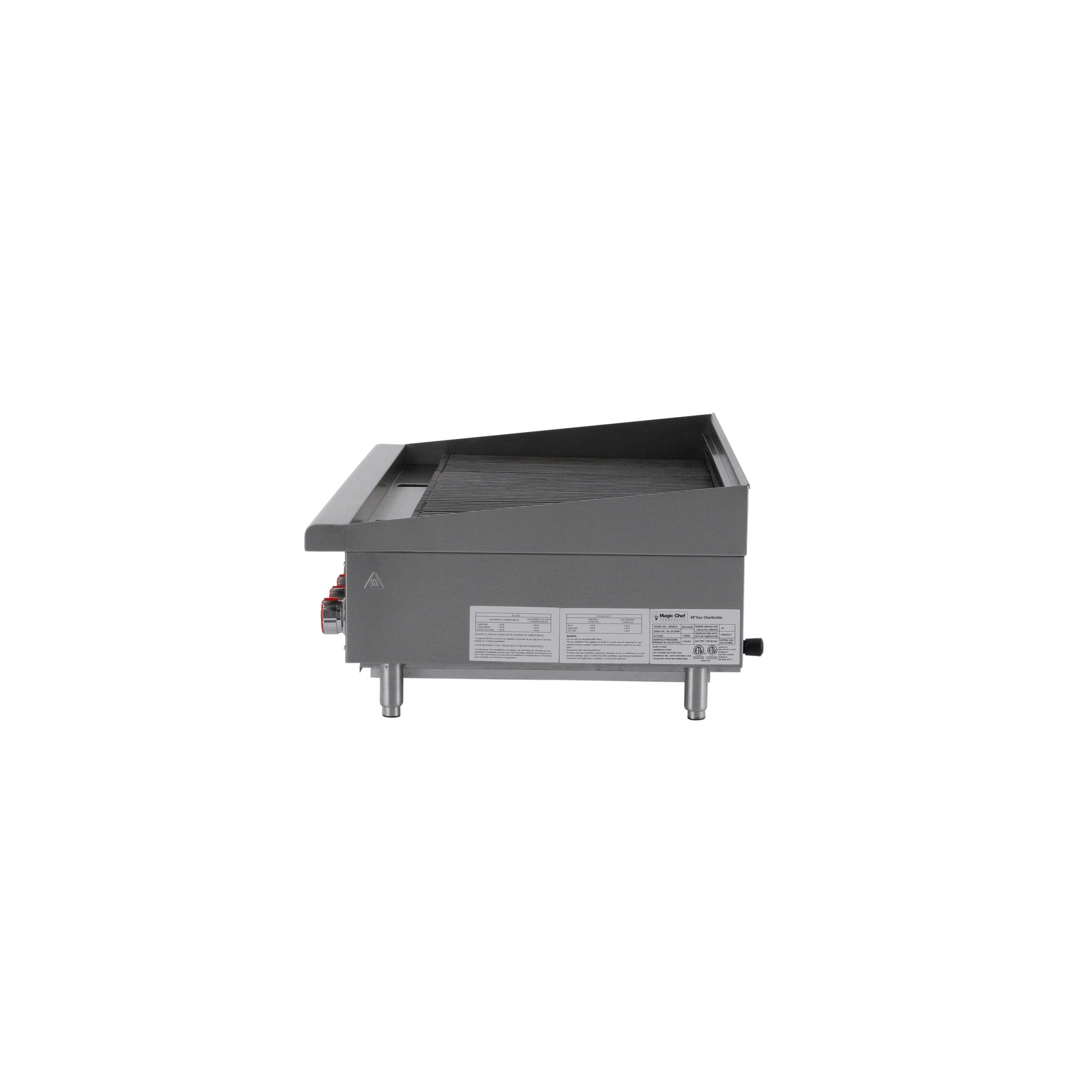 48 in. Commercial Countertop Radiant Char Broiler