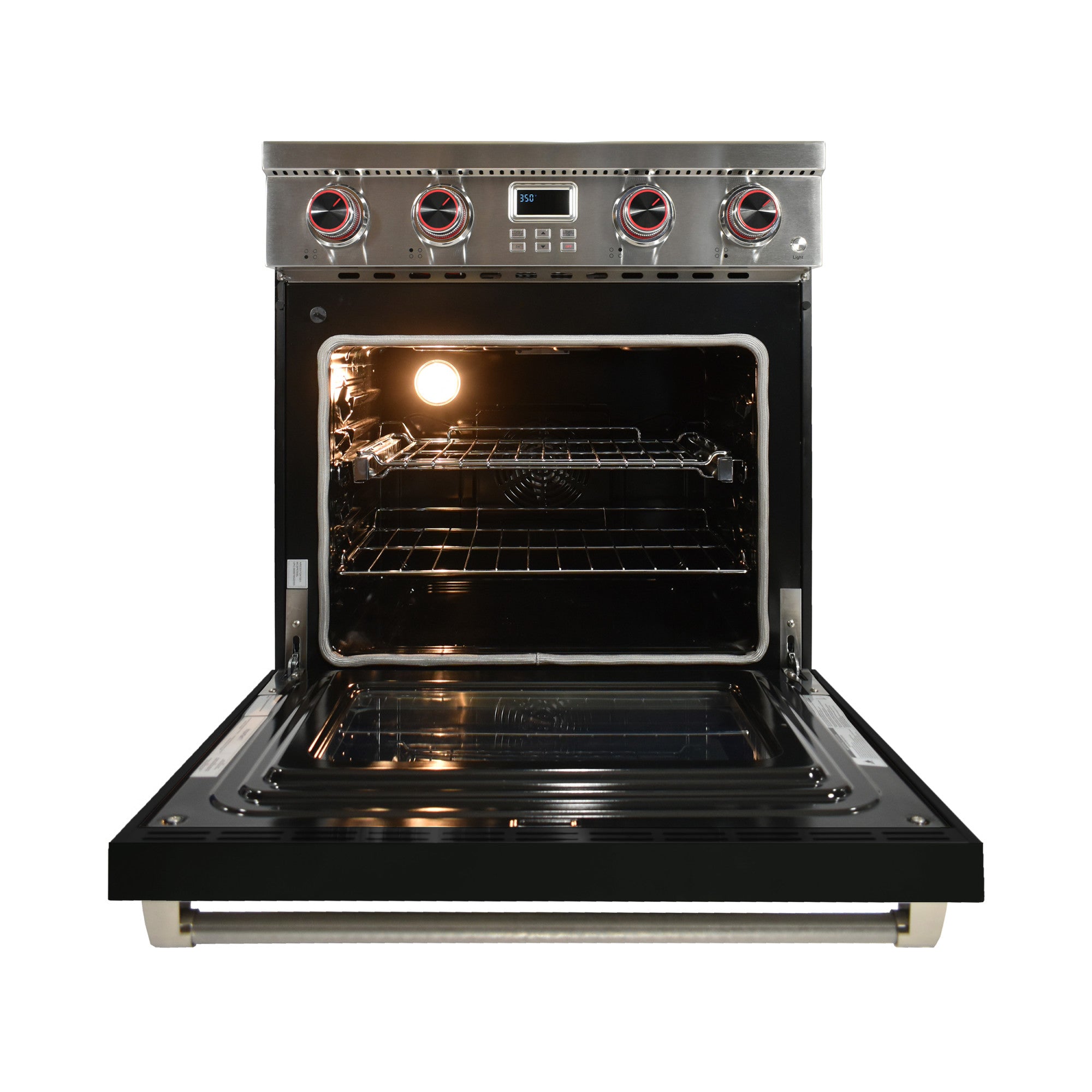 30" Electric Range w/ Black Door