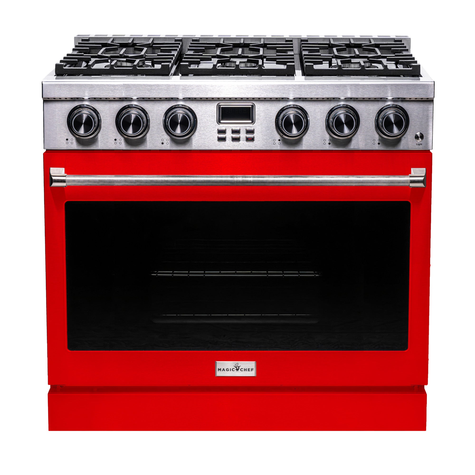36" Gas Range + Red Door