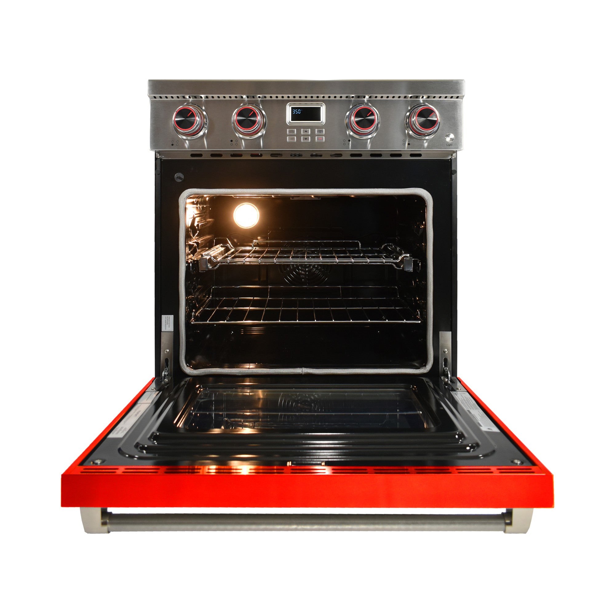 30" Electric Range w/ Red Door