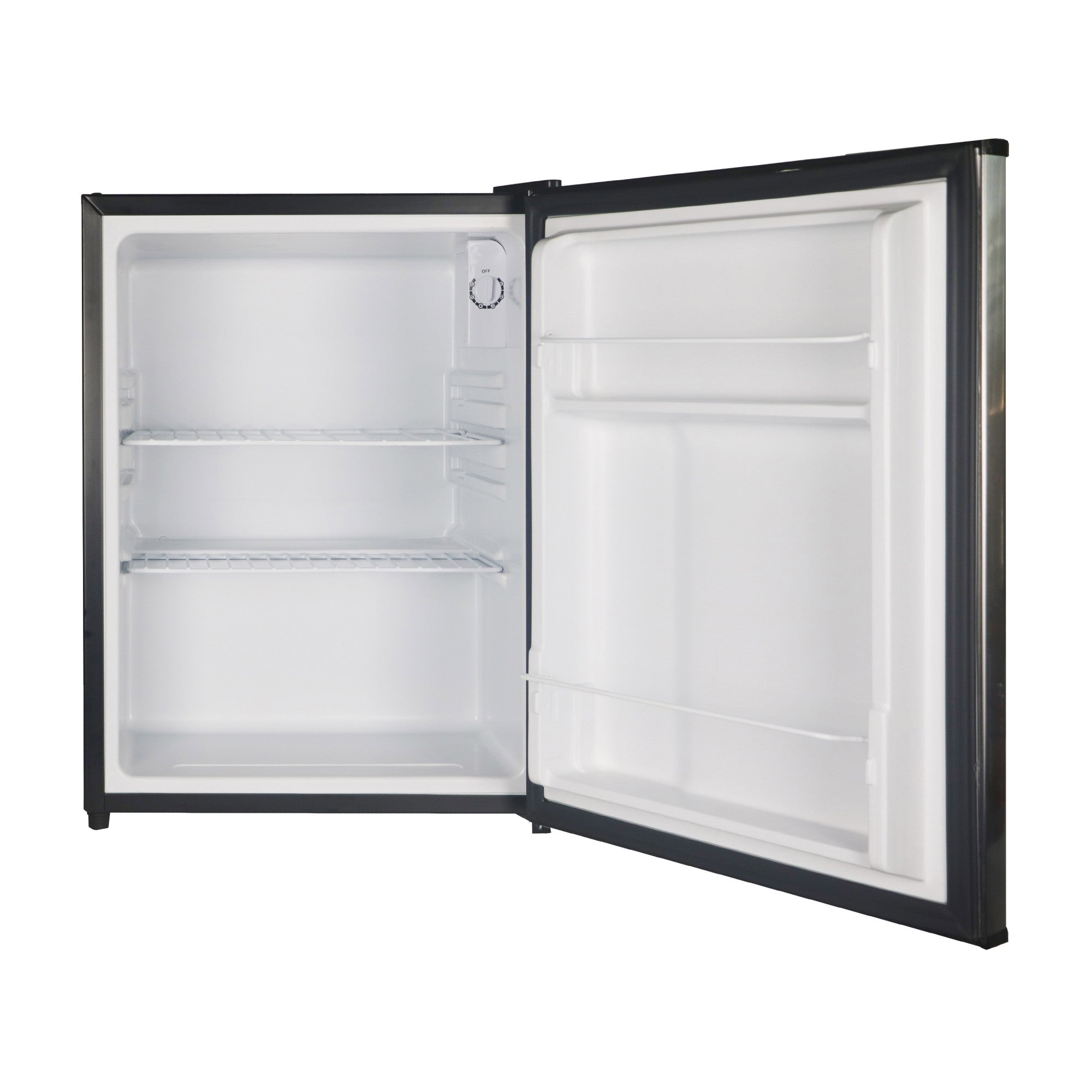 2.4 cu. ft. Mini Fridge in Stainless Steel Freezerless