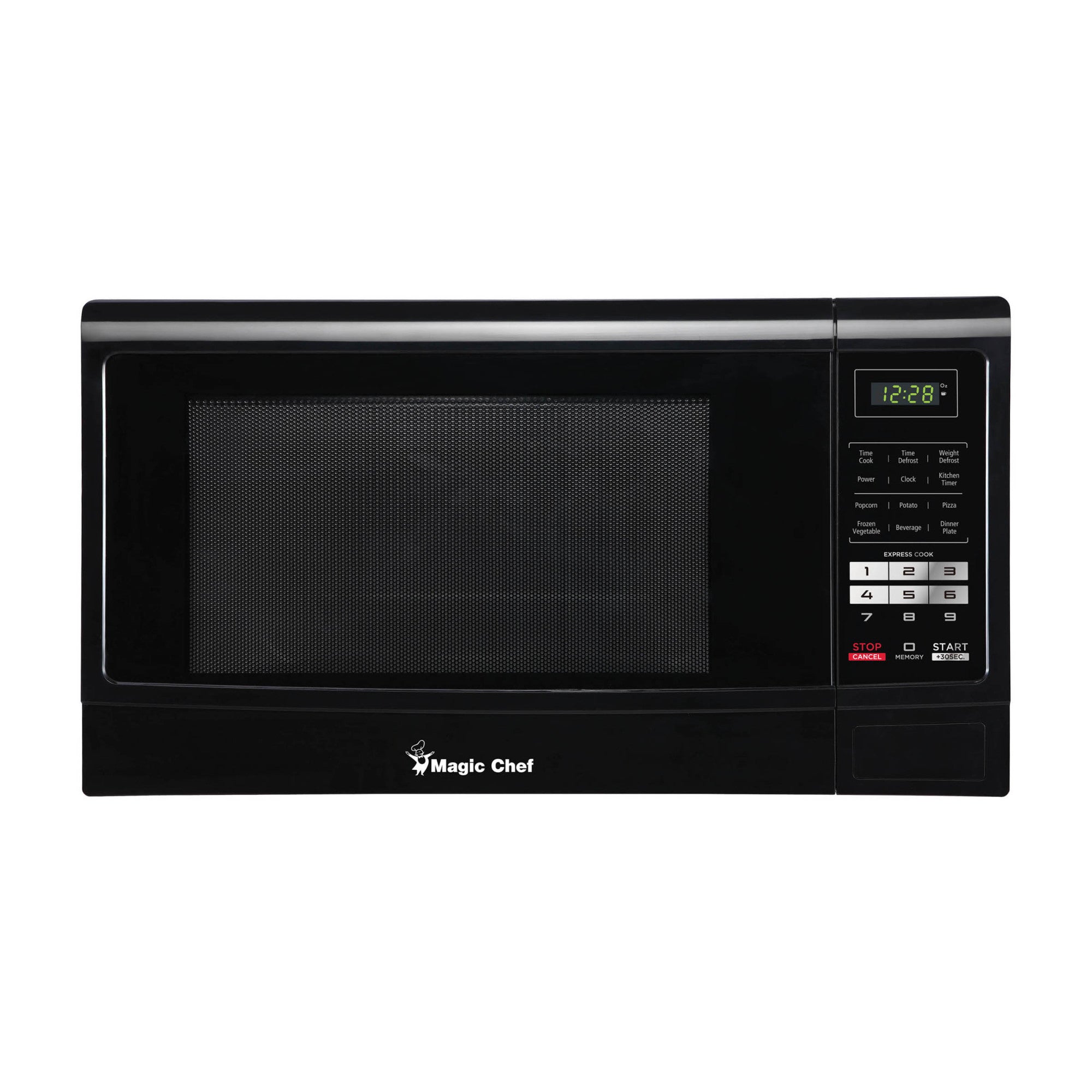 1.6 cu. ft. Countertop Microwave in Black