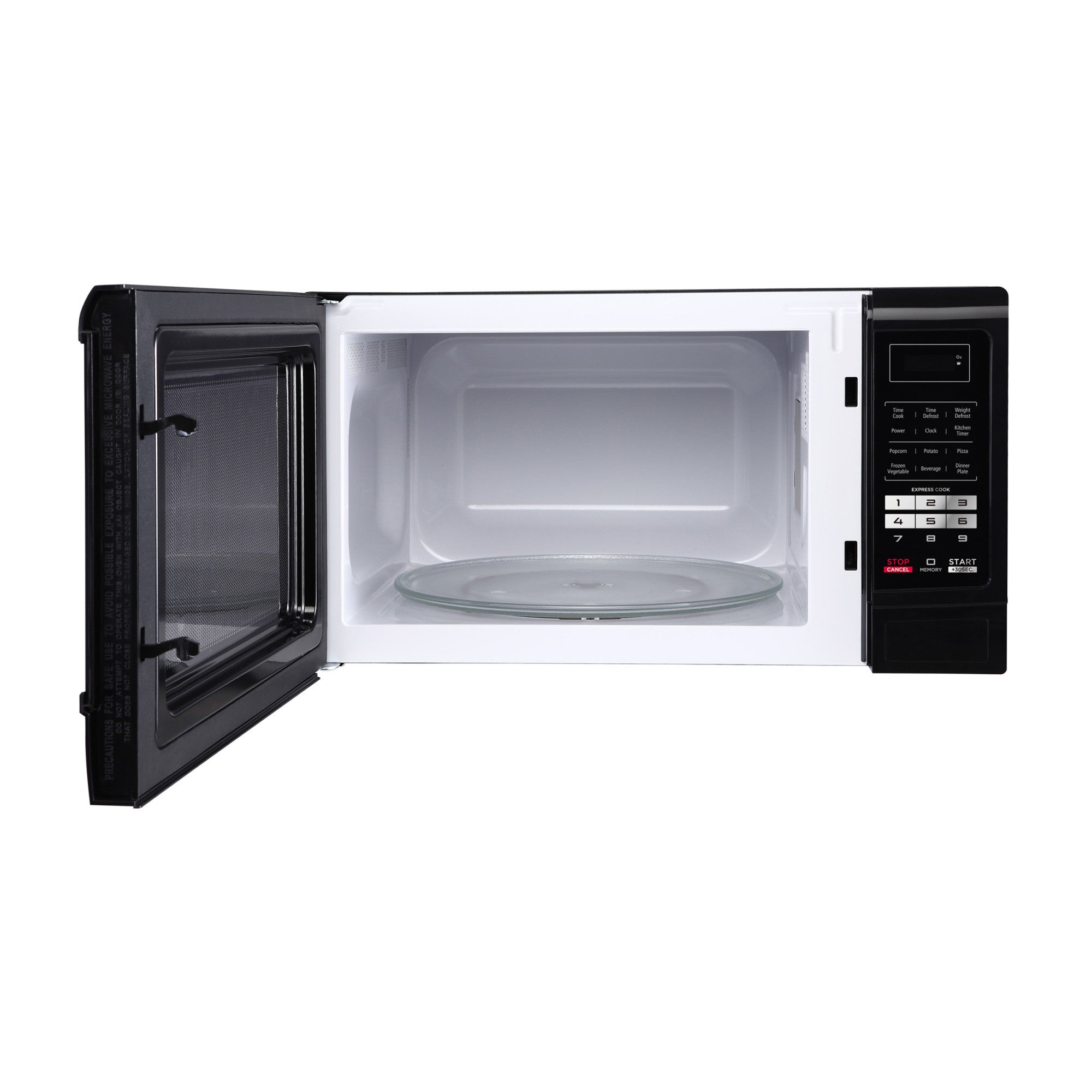 1.6 cu. ft. Countertop Microwave in Black