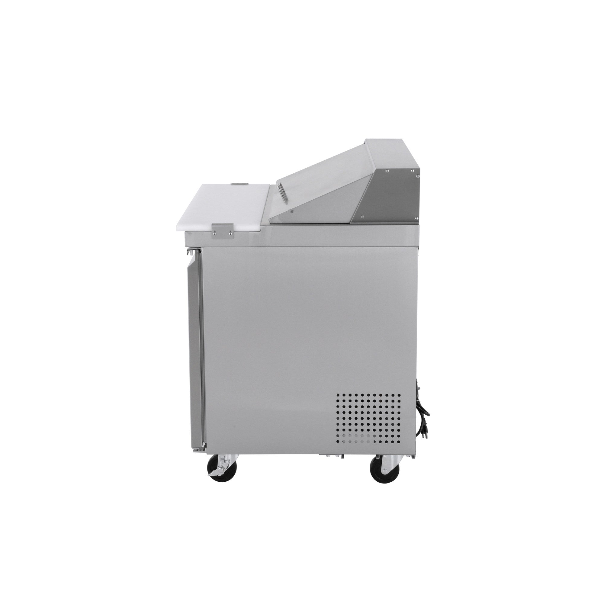 7.6 cu. ft. Commercial Sandwich/Salad Prep Table Freezerless Refrigerator in Stainless Steel