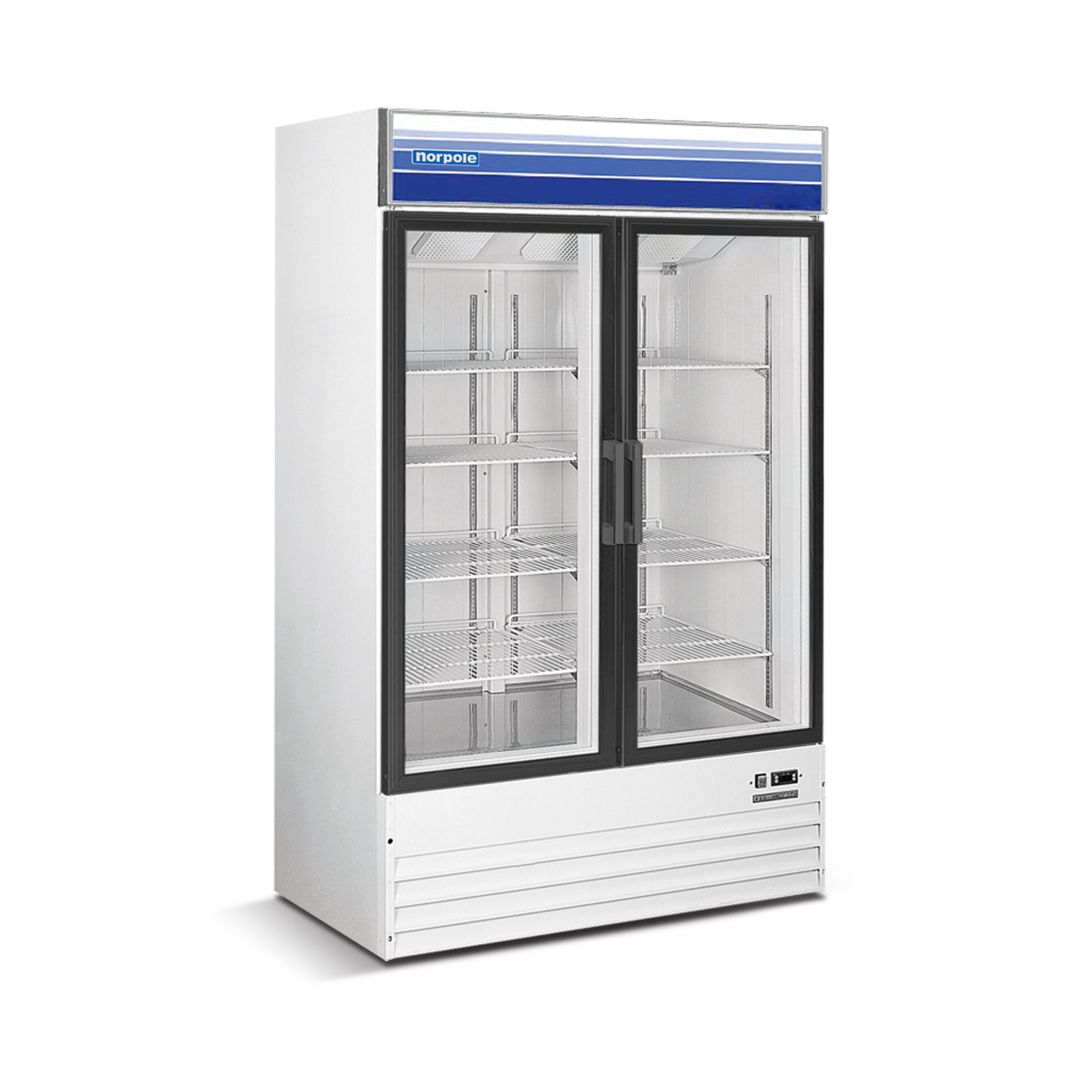 Commercial 29 cu. ft. Glass Door Merchandiser Refrigerator in White