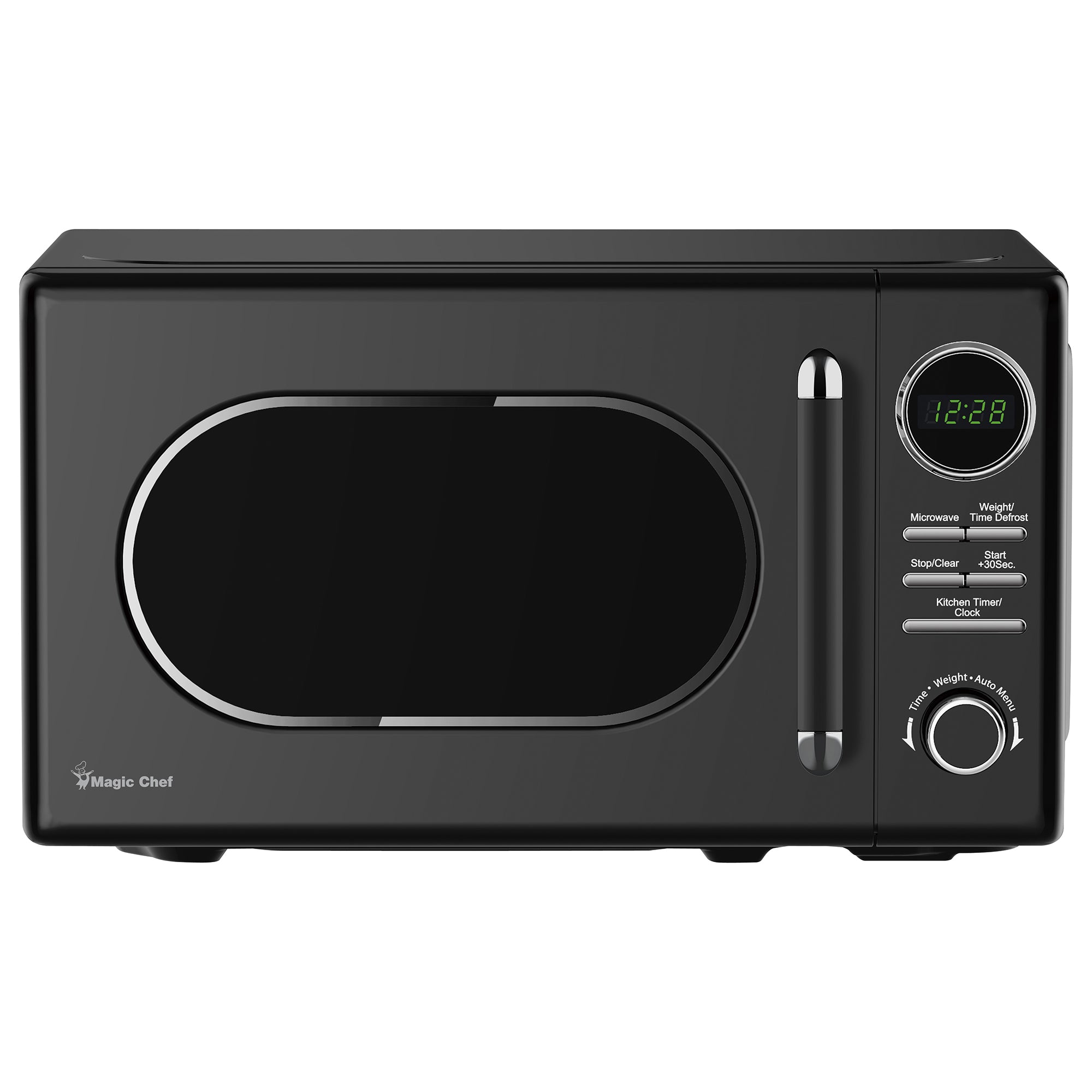 0.7 cu. ft. Retro Countertop Microwave in Black