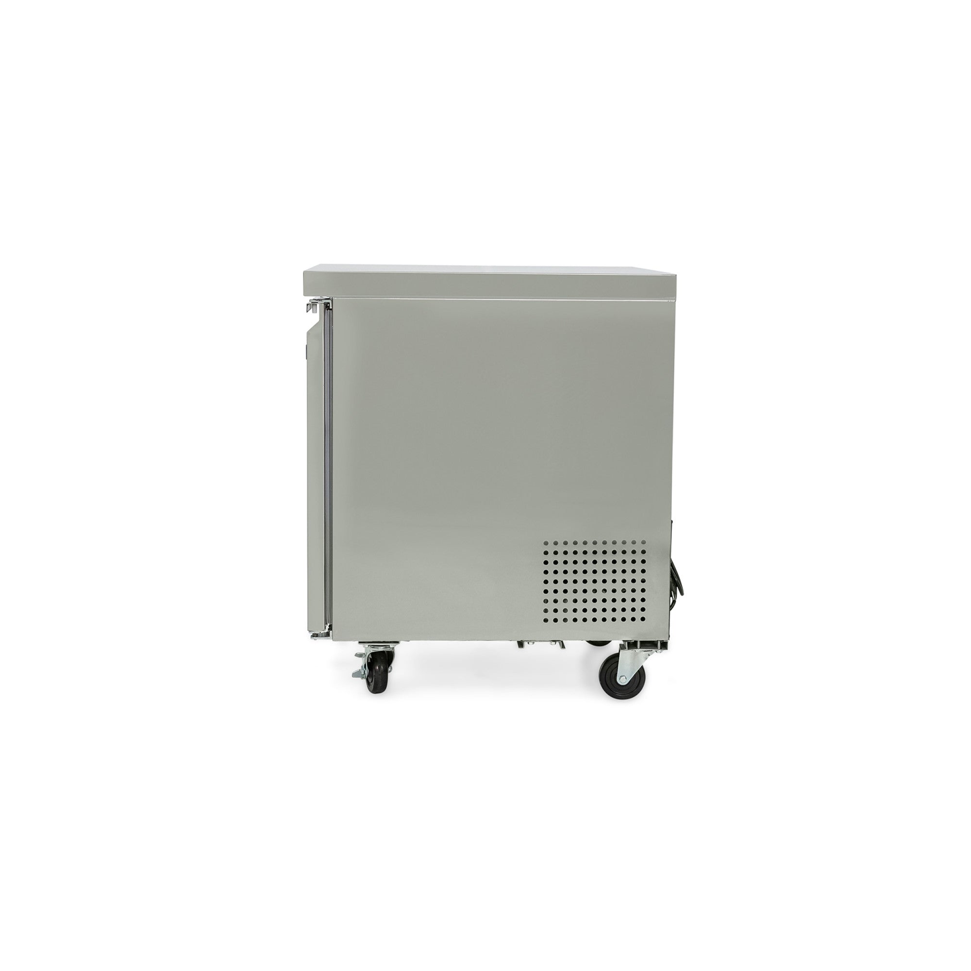 6 cu. ft. Commercial Under Counter Upright Freezer in Stainless Steel