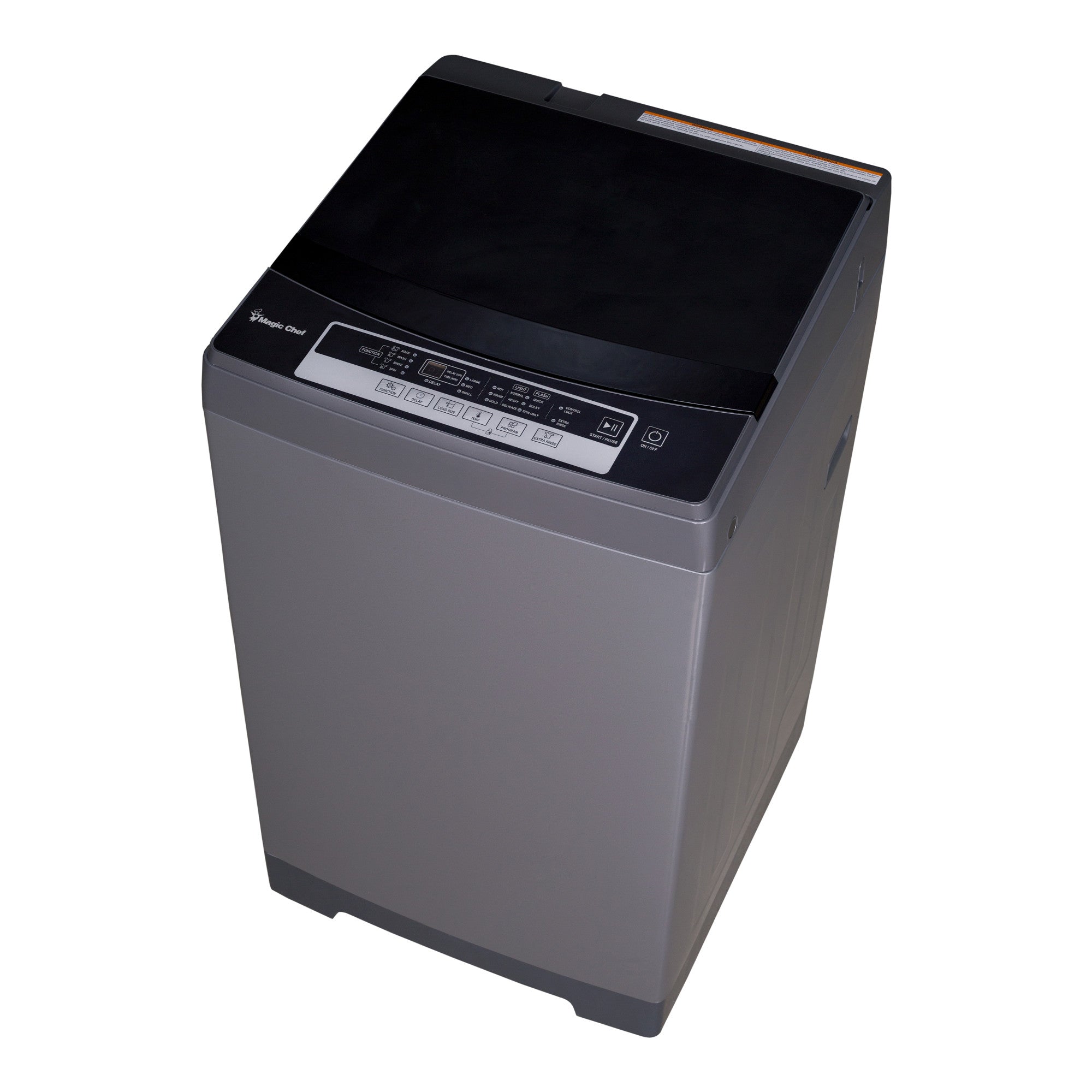 1.7 cu. ft. Portable Compact Top Load Washer in Gray