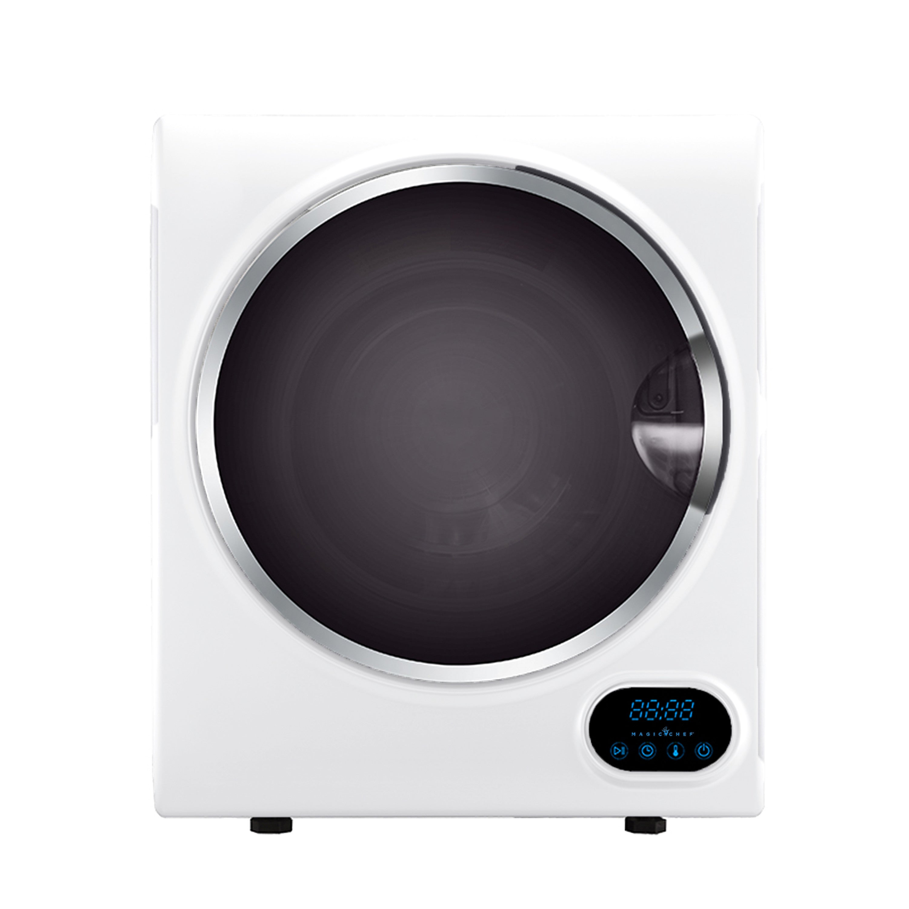 Compact 1.5 cu. ft. Electric Dryer in White