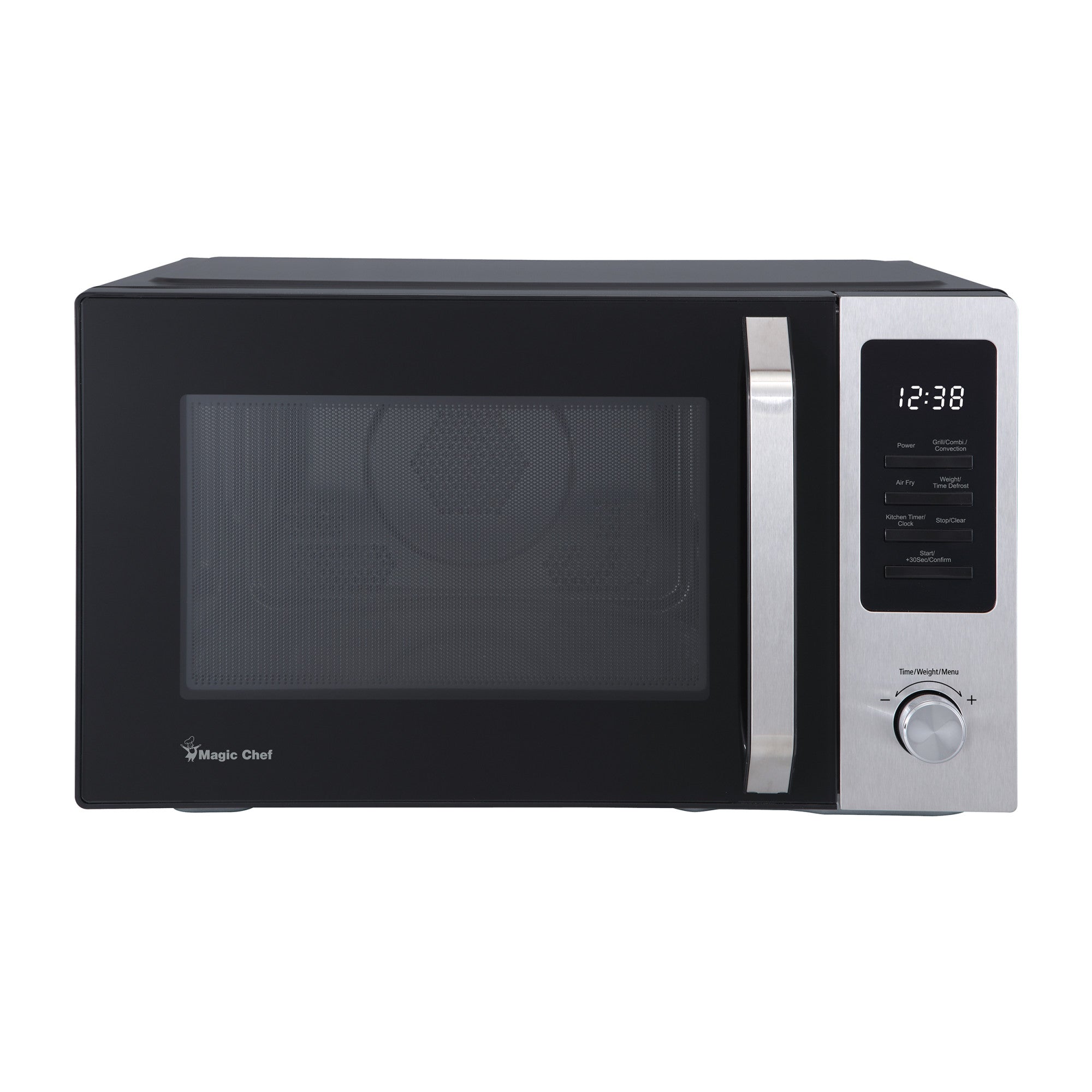 1.0 cu. ft. Countertop Microwave in Stainless and Black with Air Fryer