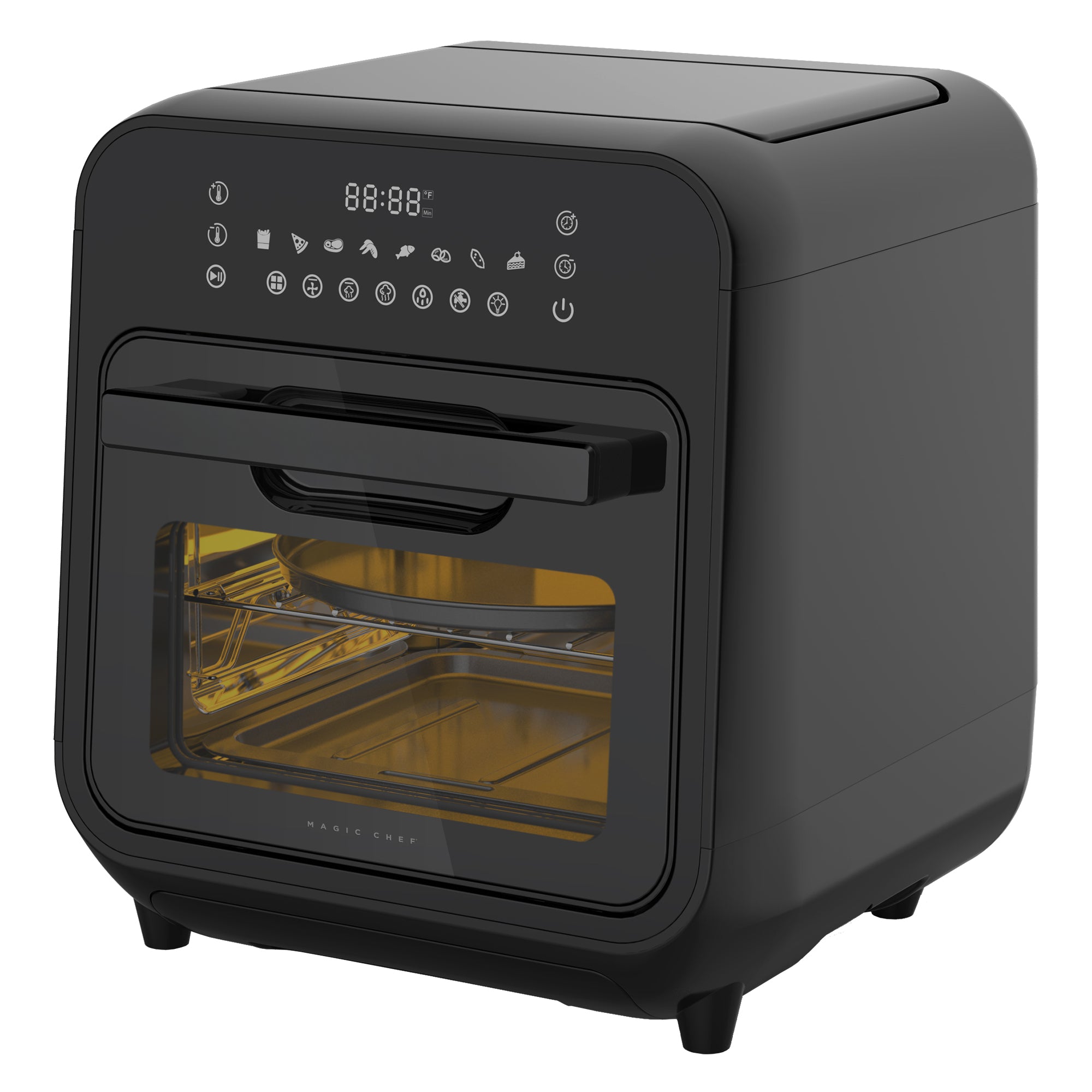 15.9 qt. 3-in-1 Air Fryer Cooking with Steam, in Black