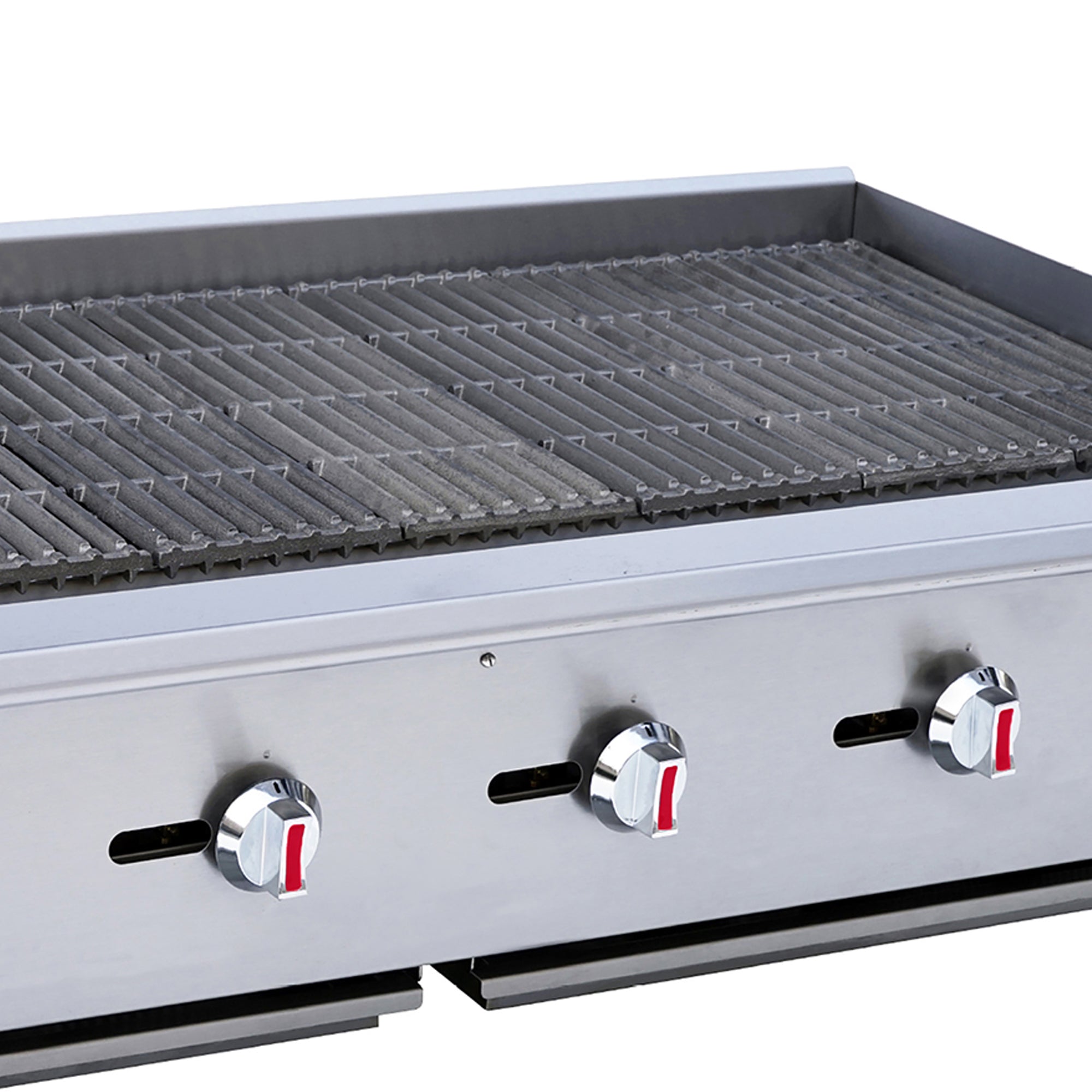 60 in. Commercial Countertop Radiant Charbroiler in Stainless Steel