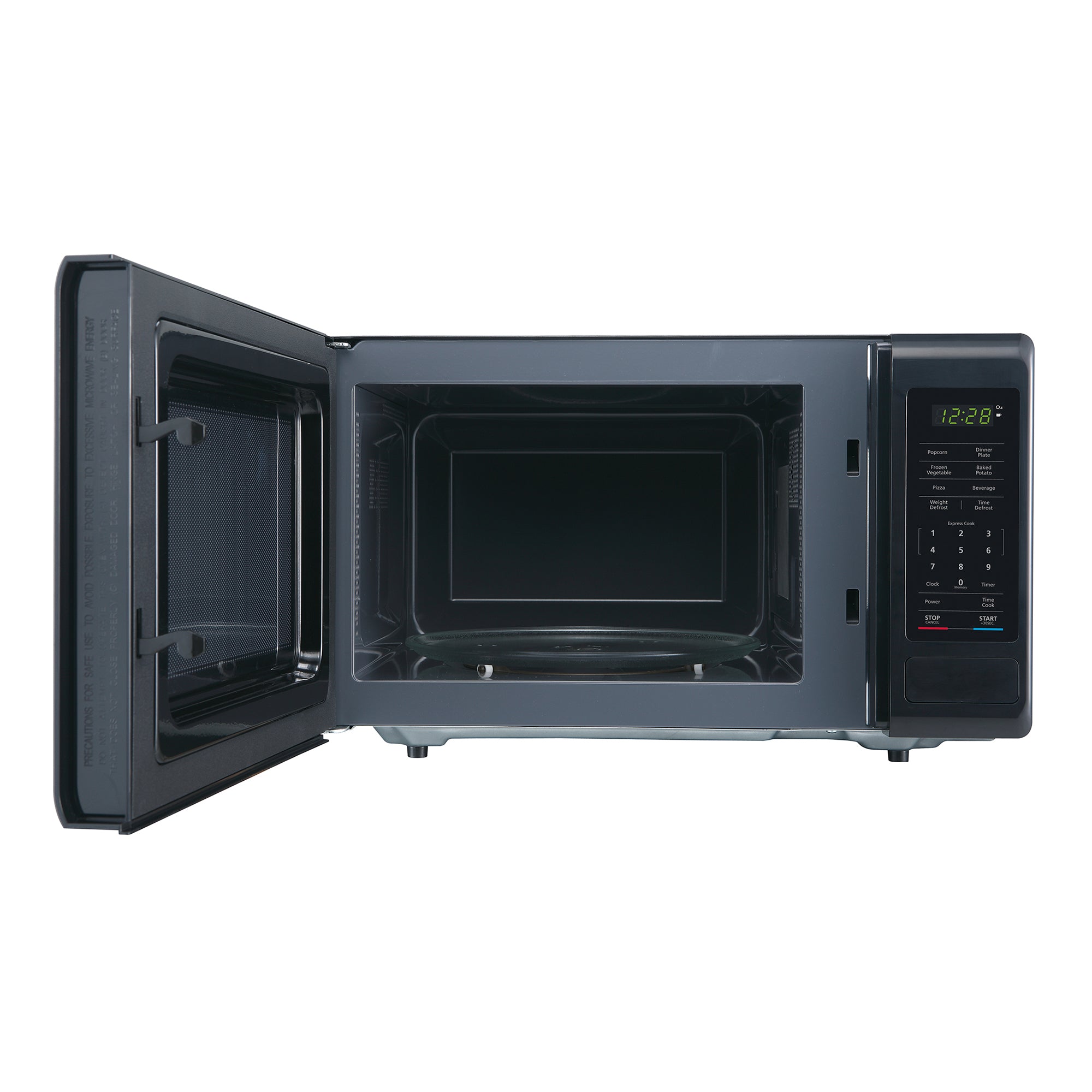 0.9 cu. ft. 900 Watt Countertop Microwave, in Black