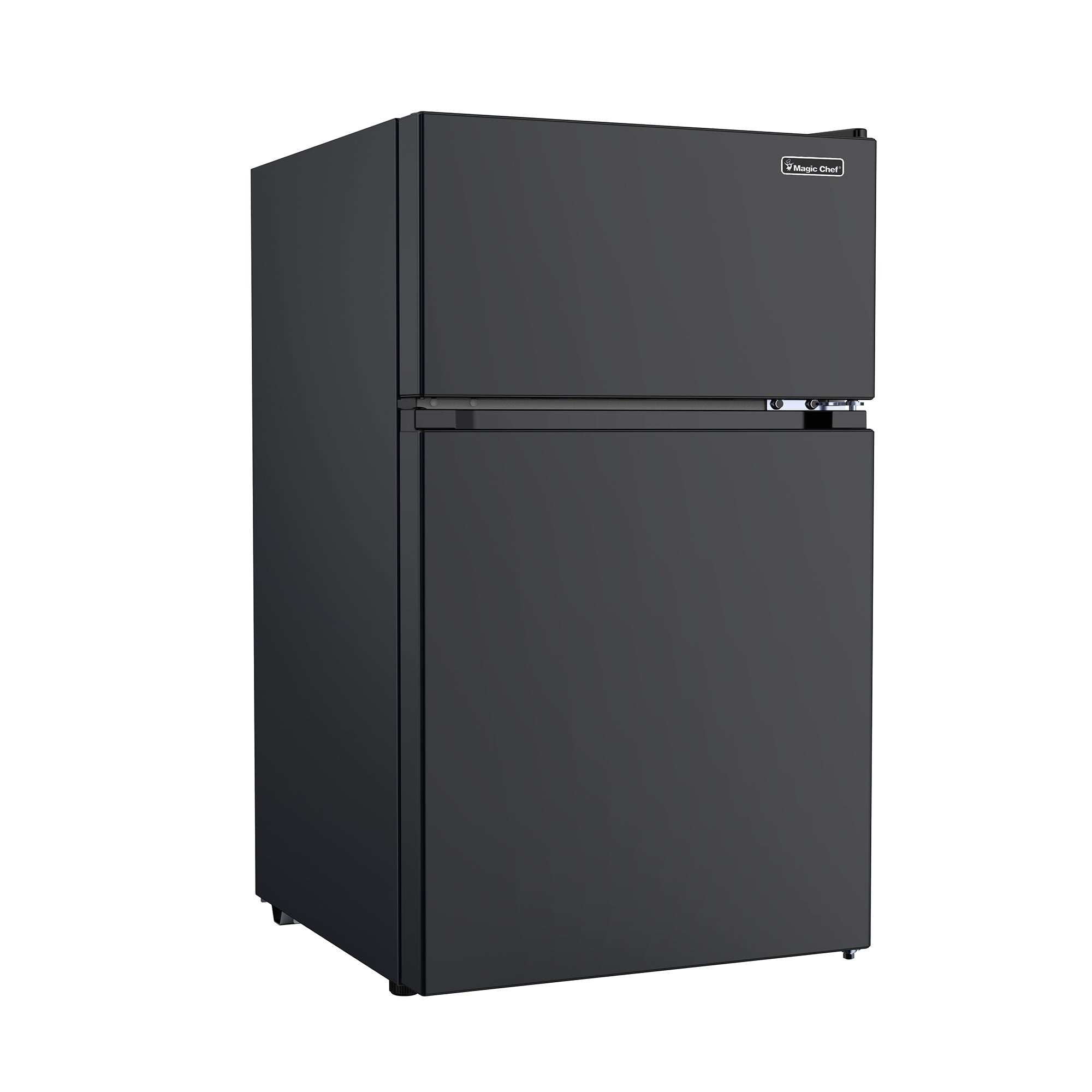 3.1 cu. ft. 2-Door Mini Refrigerator in Black with Freezer