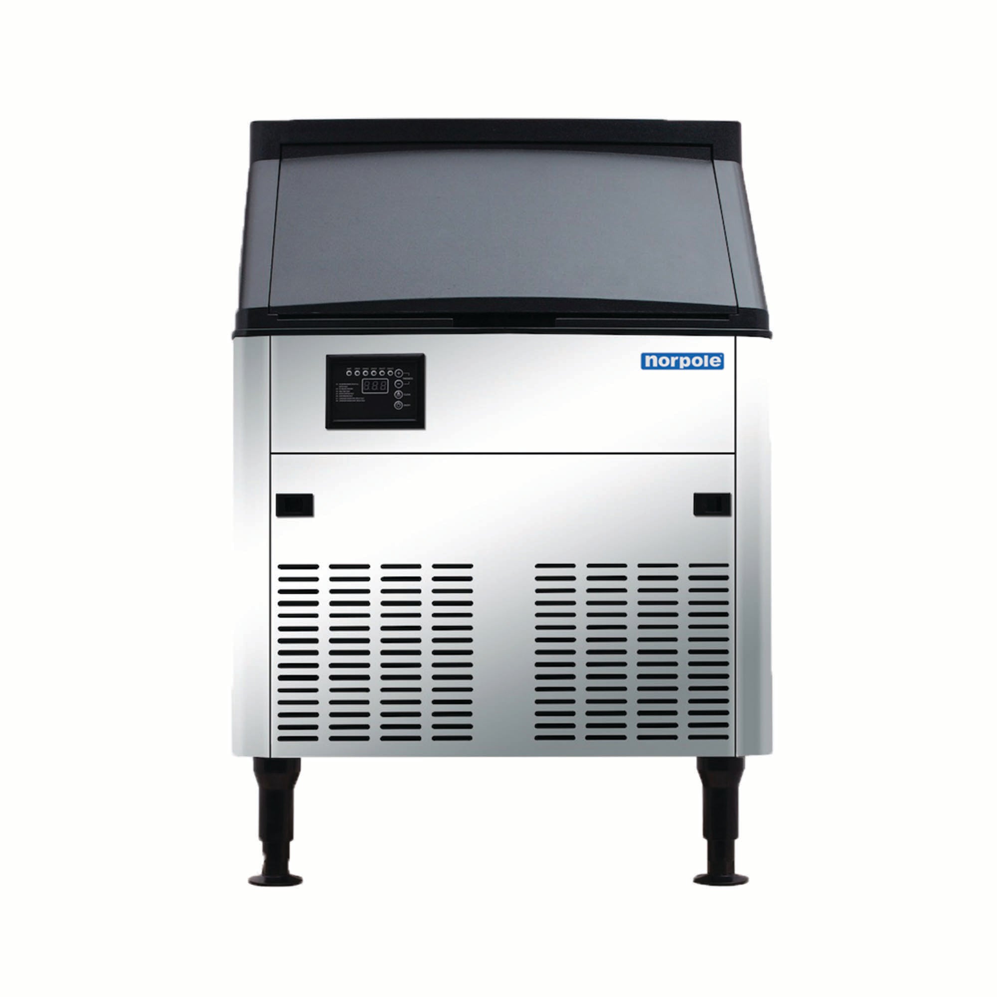 210 lbs. Freestanding Commercial Ice Maker in Stainless Steel