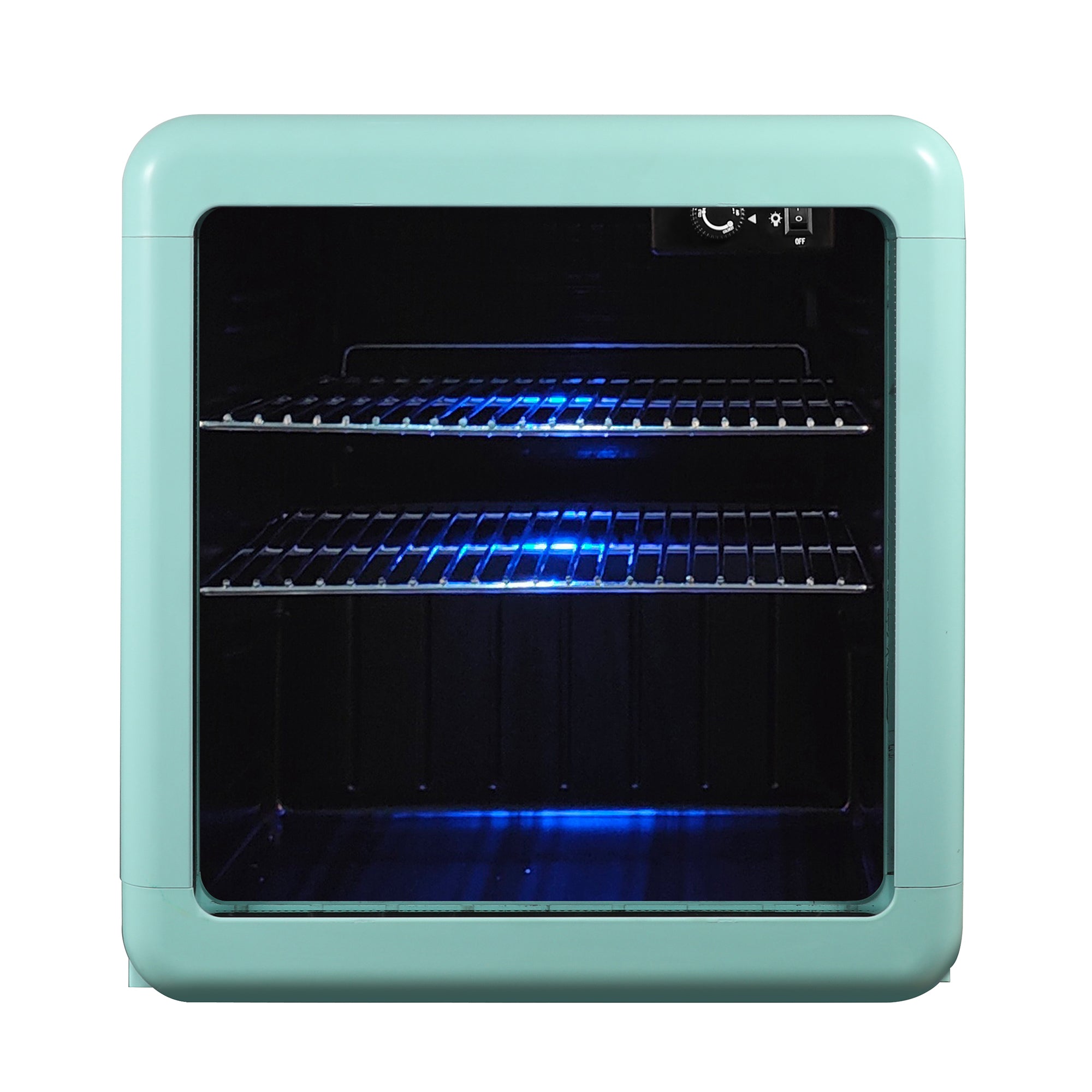 1.7 cu. ft. Retro Beverage Cooler in Mint Green