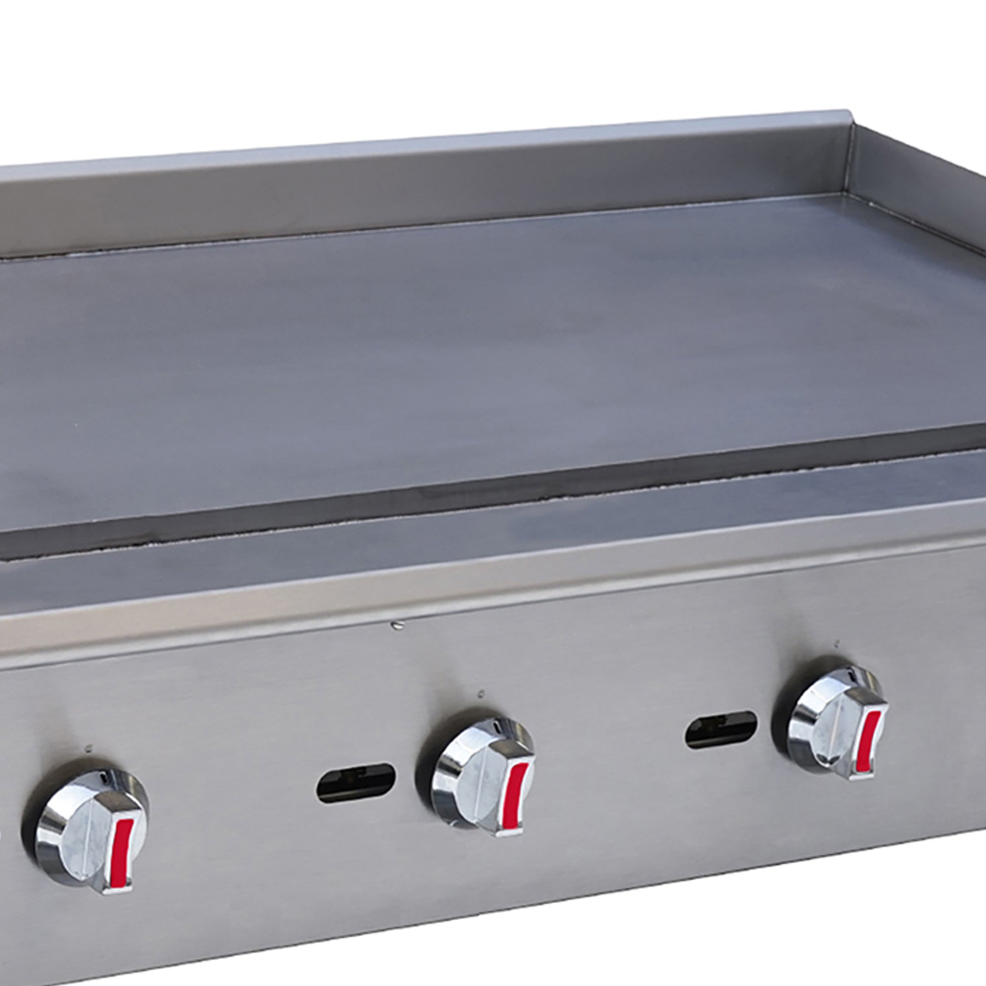 60 in. Commercial Thermostatic Countertop Gas Griddle in Stainless Steel