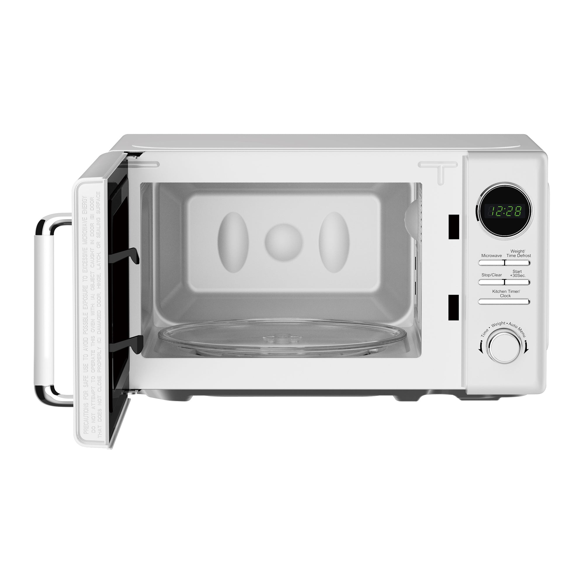 0.7 cu. ft. Retro Countertop Cooking in White