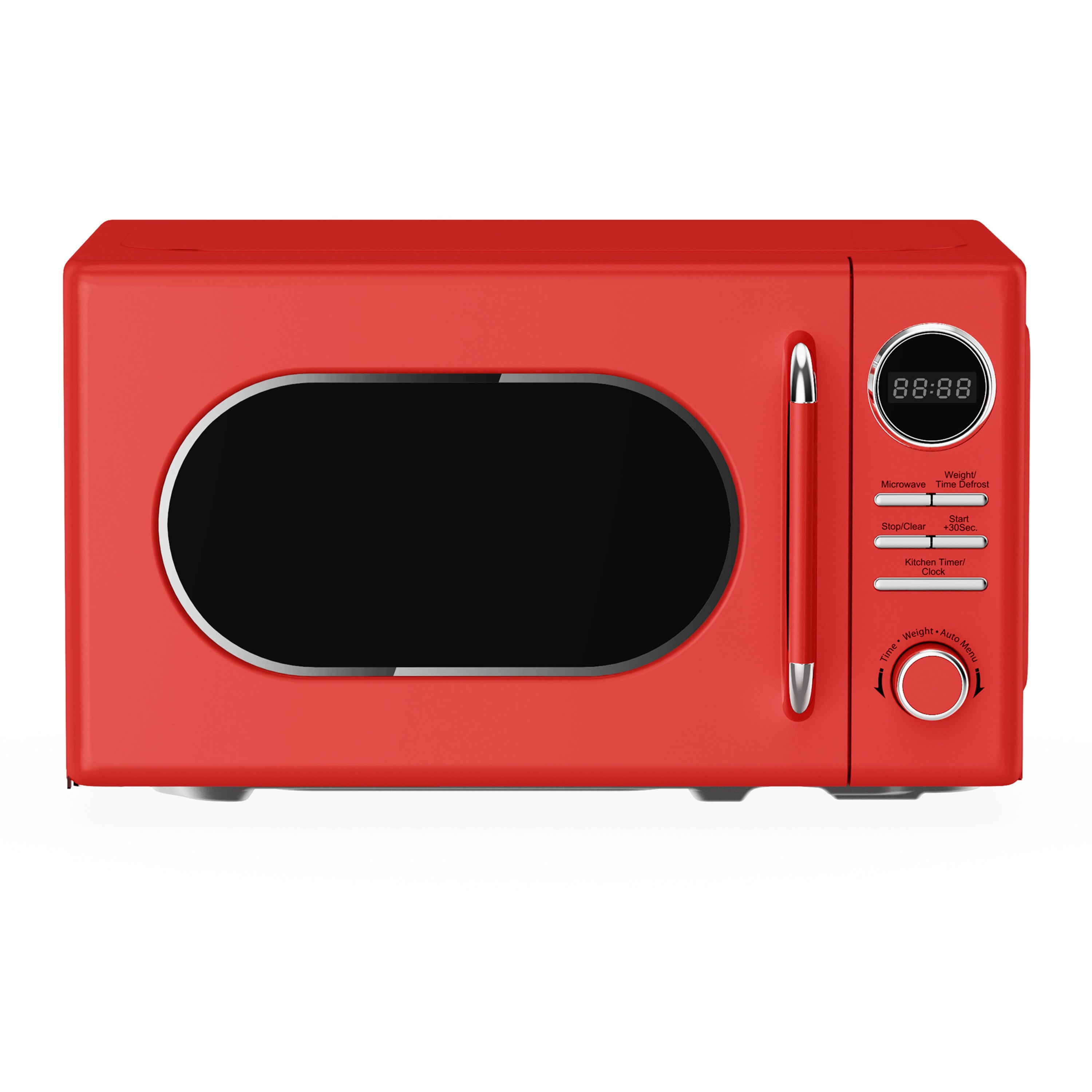 0.7 cu. ft . Retro Countertop Microwave in Red