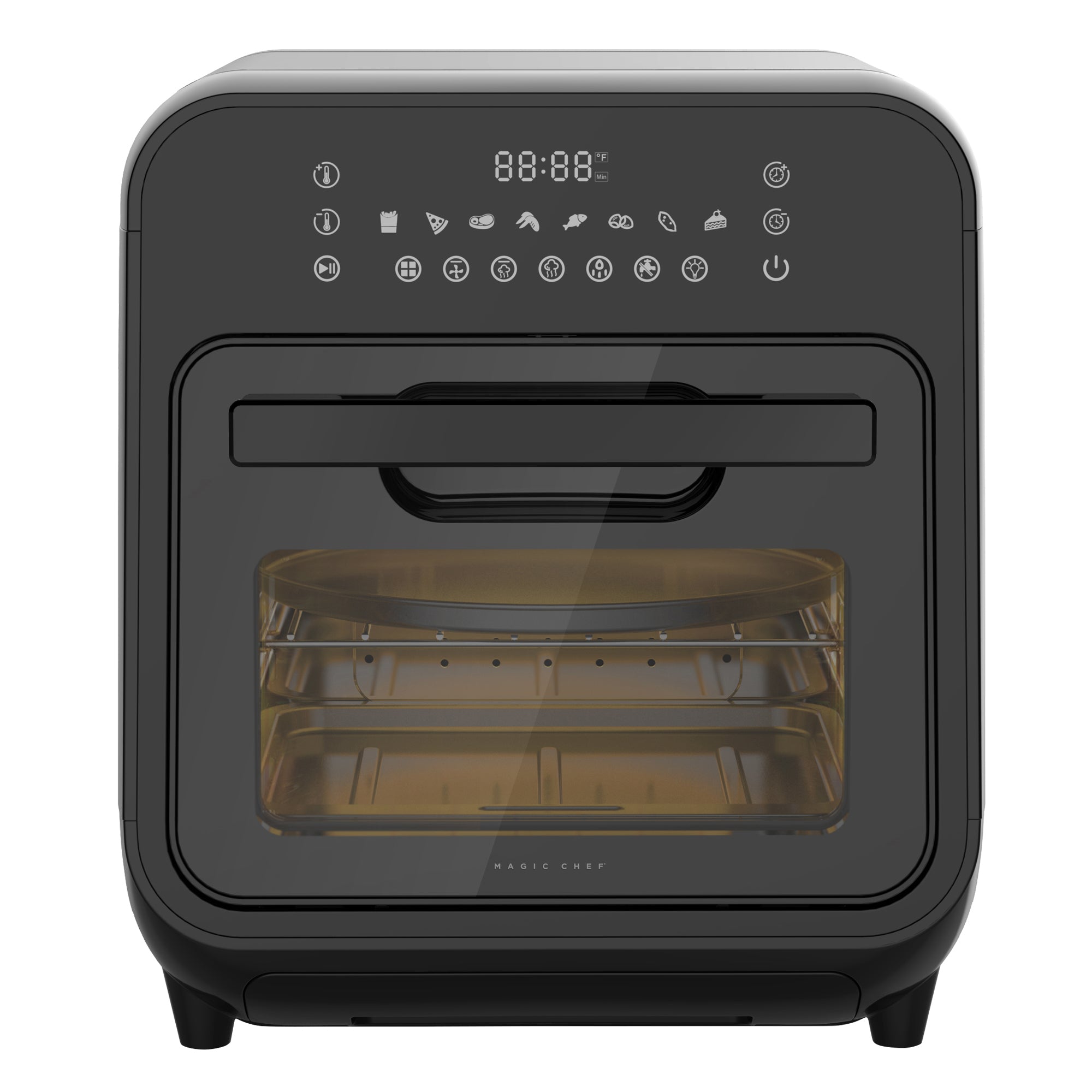 15.9 qt. 3-in-1 Air Fryer Cooking with Steam, in Black