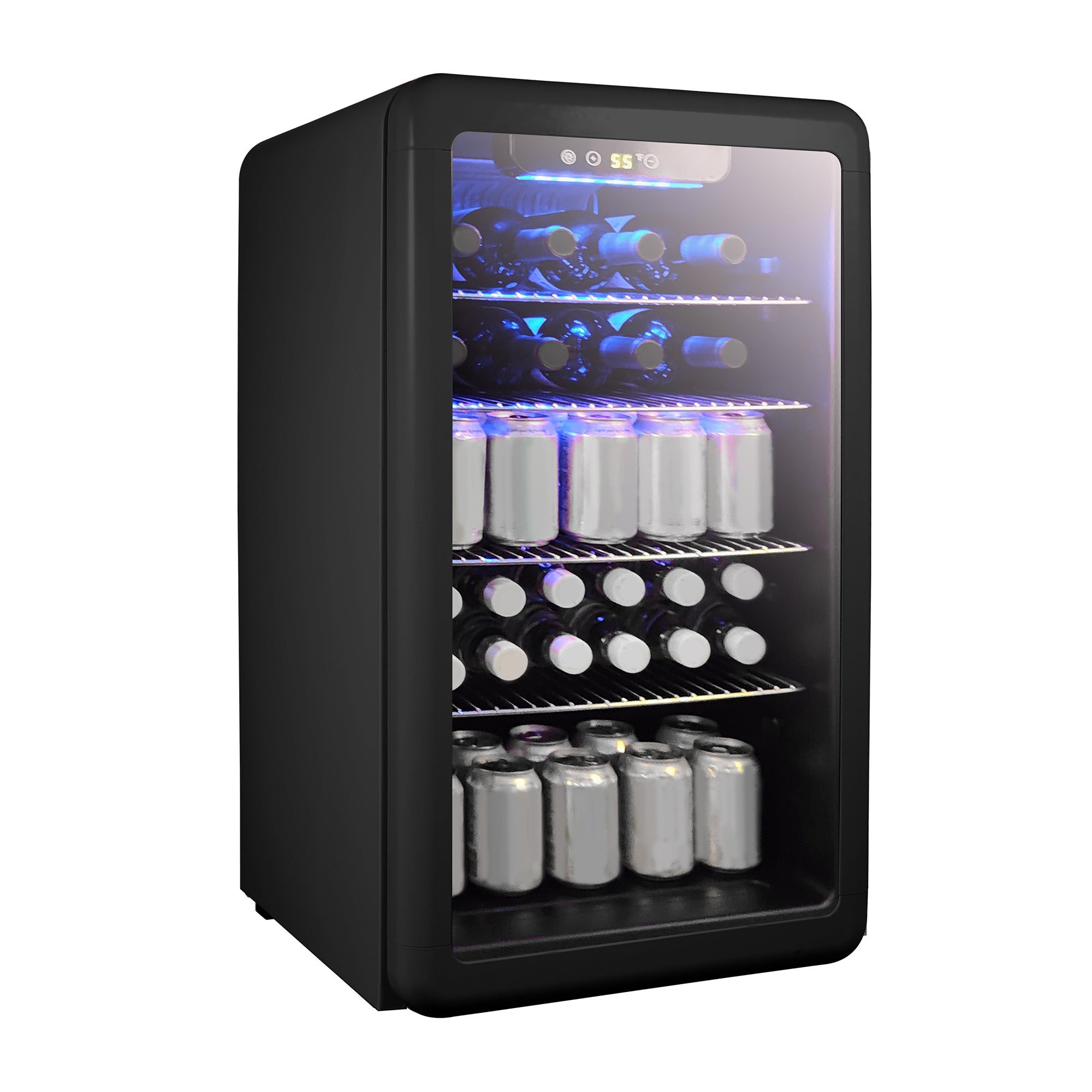 3.4 cu. ft. Retro Beverage Cooler, in Black