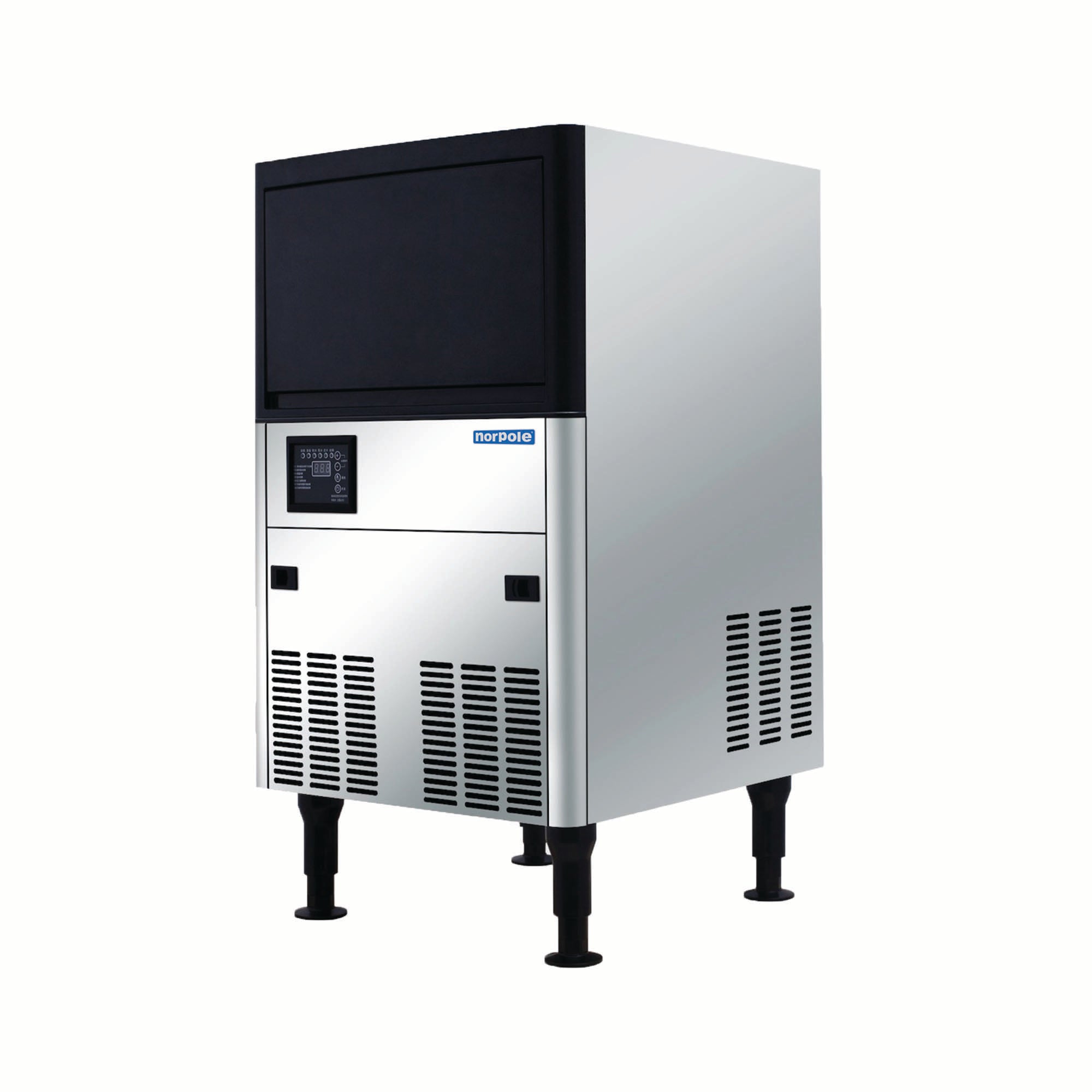 120 lbs. Freestanding Commercial Ice Maker in Stainless Steel