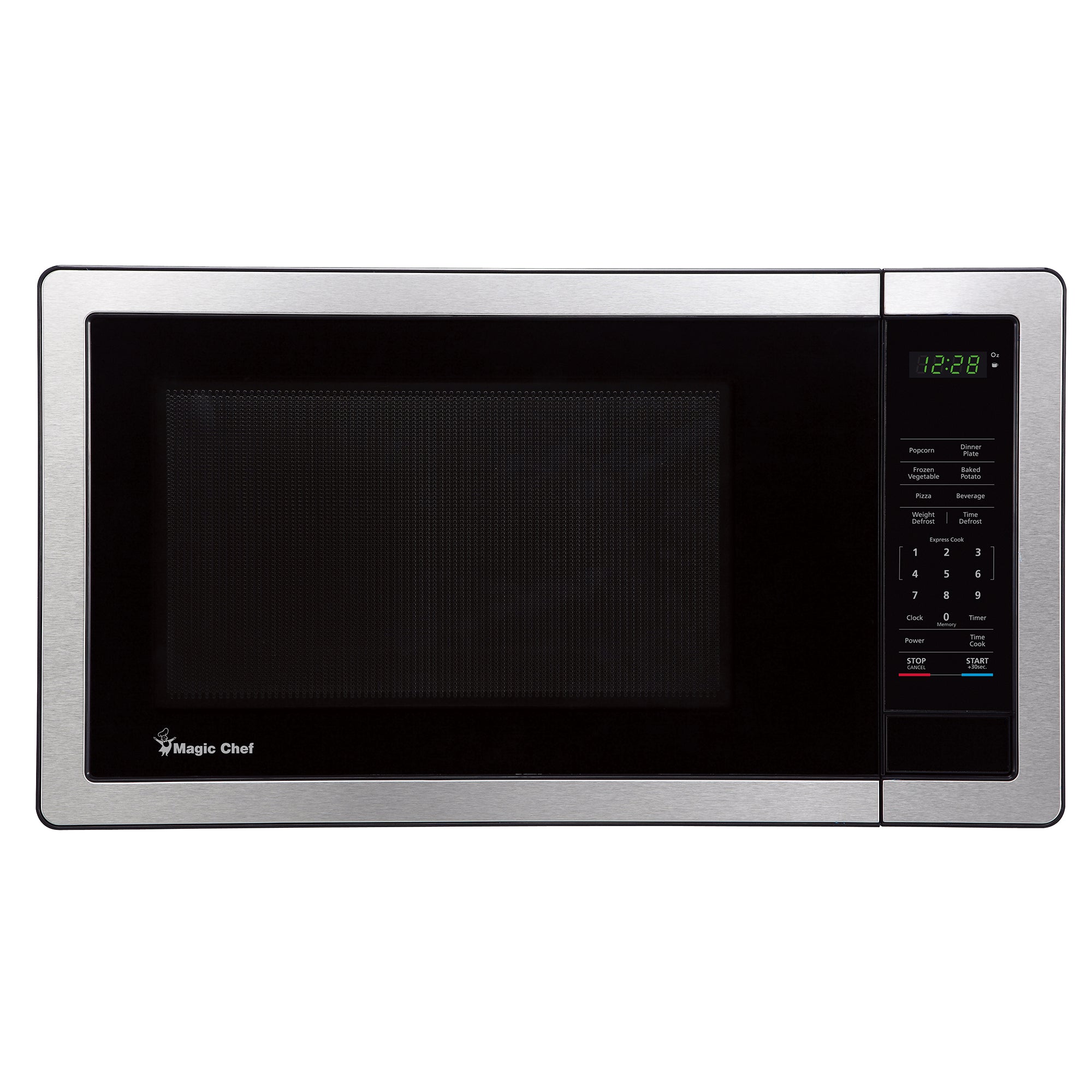 1.1 cu. ft. Countertop Microwave in Stainless Steel with Digital Touch