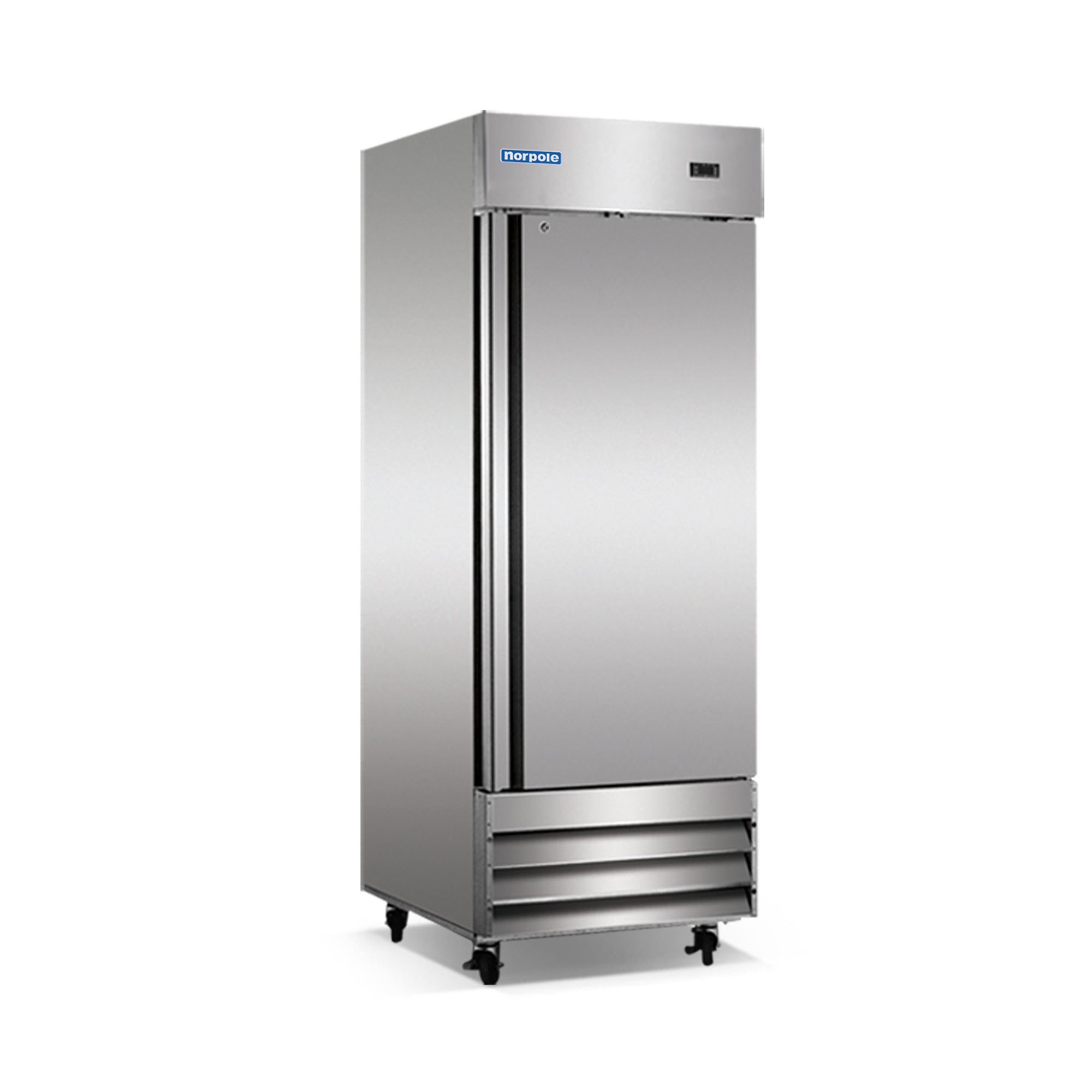 23 cu. ft. Single Door Commercial Upright Reach-In Freezer in Stainless Steel