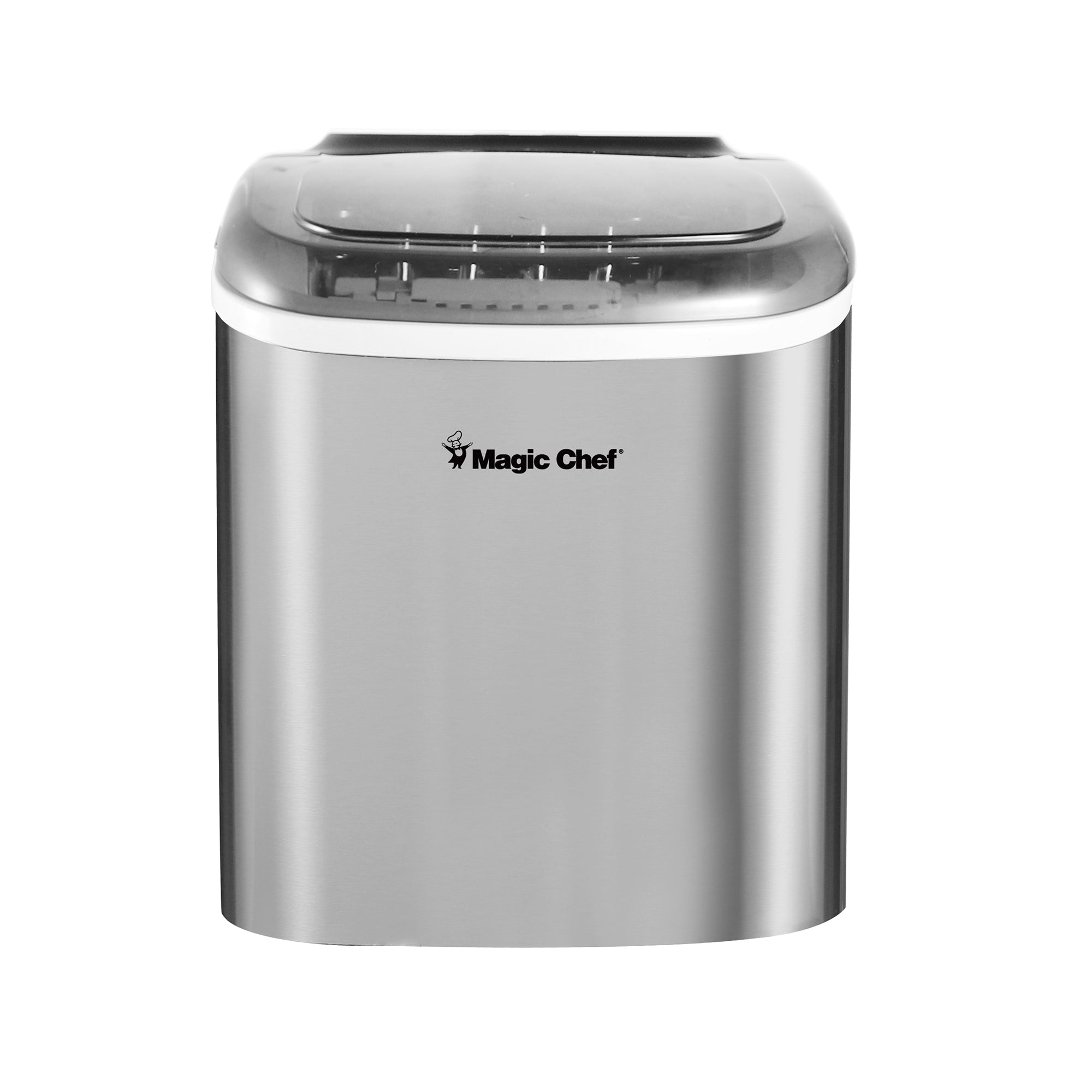 27 lb. Portable Countertop Ice Maker in Stainless