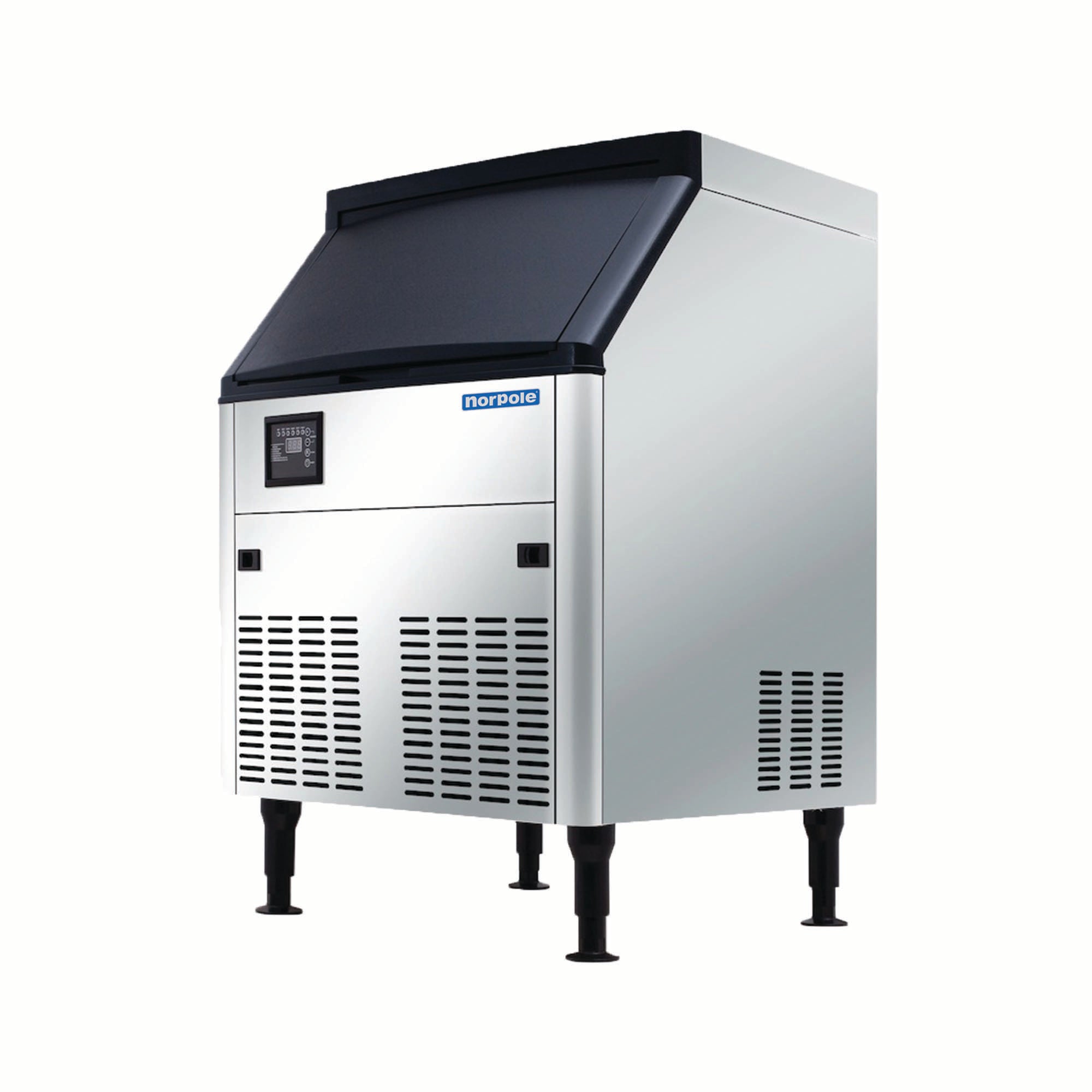 210 lbs. Freestanding Commercial Ice Maker in Stainless Steel