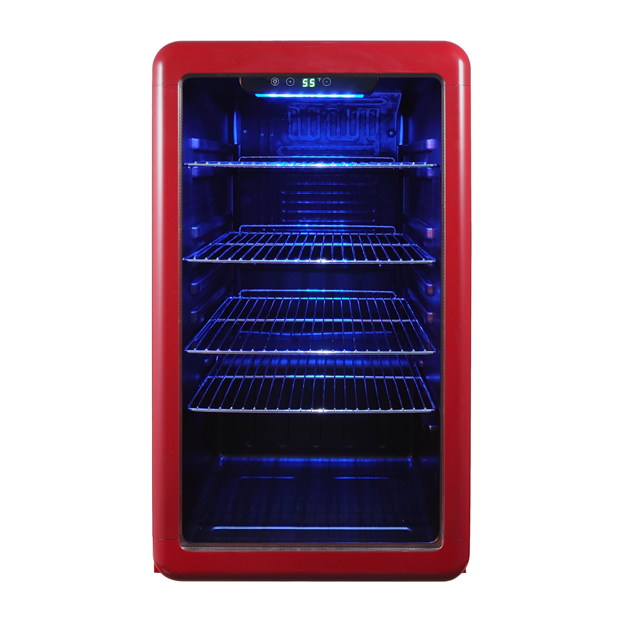 3.4 cu. ft. Retro Beverage Cooler in Red