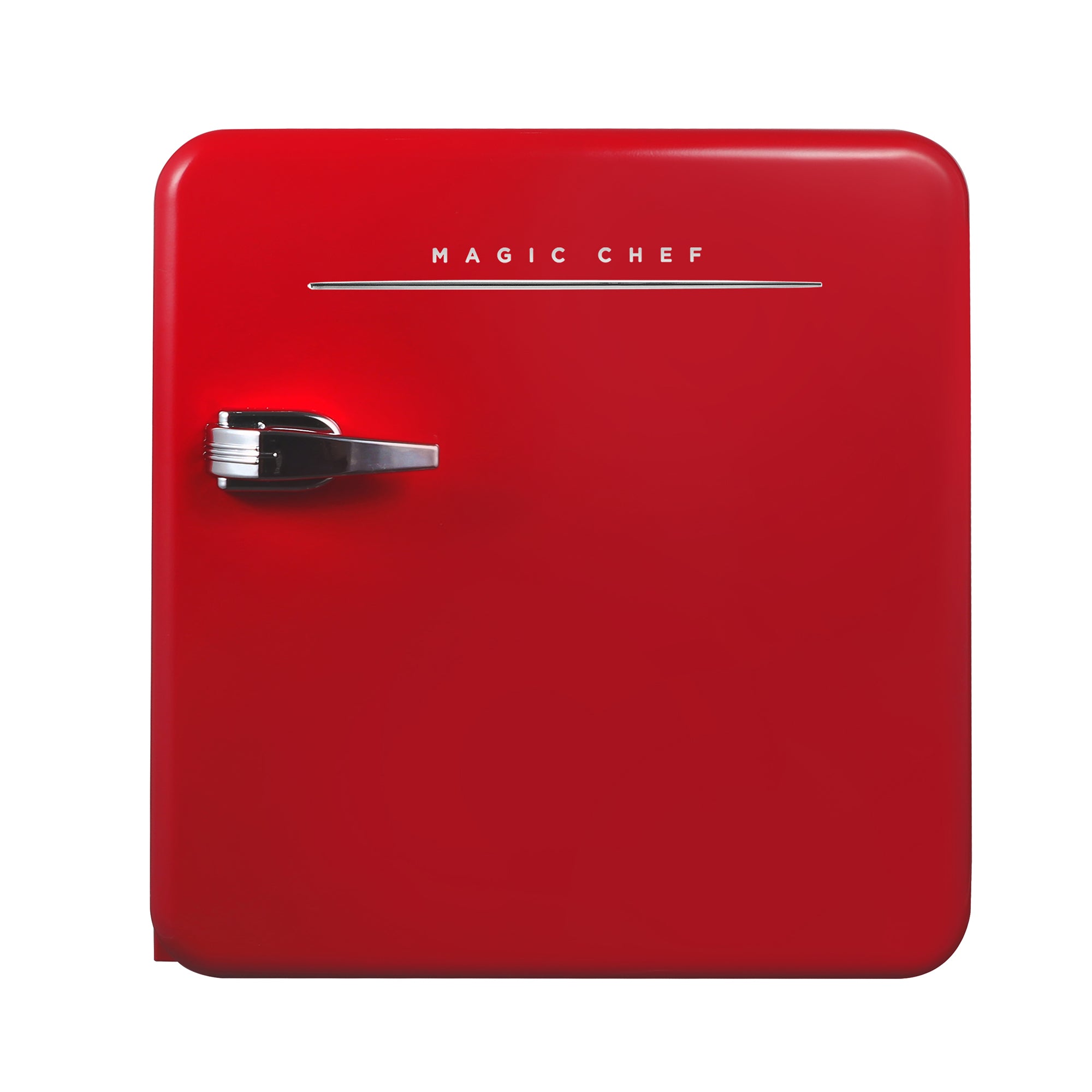 1.6 cu. ft. Retro Mini Refrigerator in Red, Without Freezer