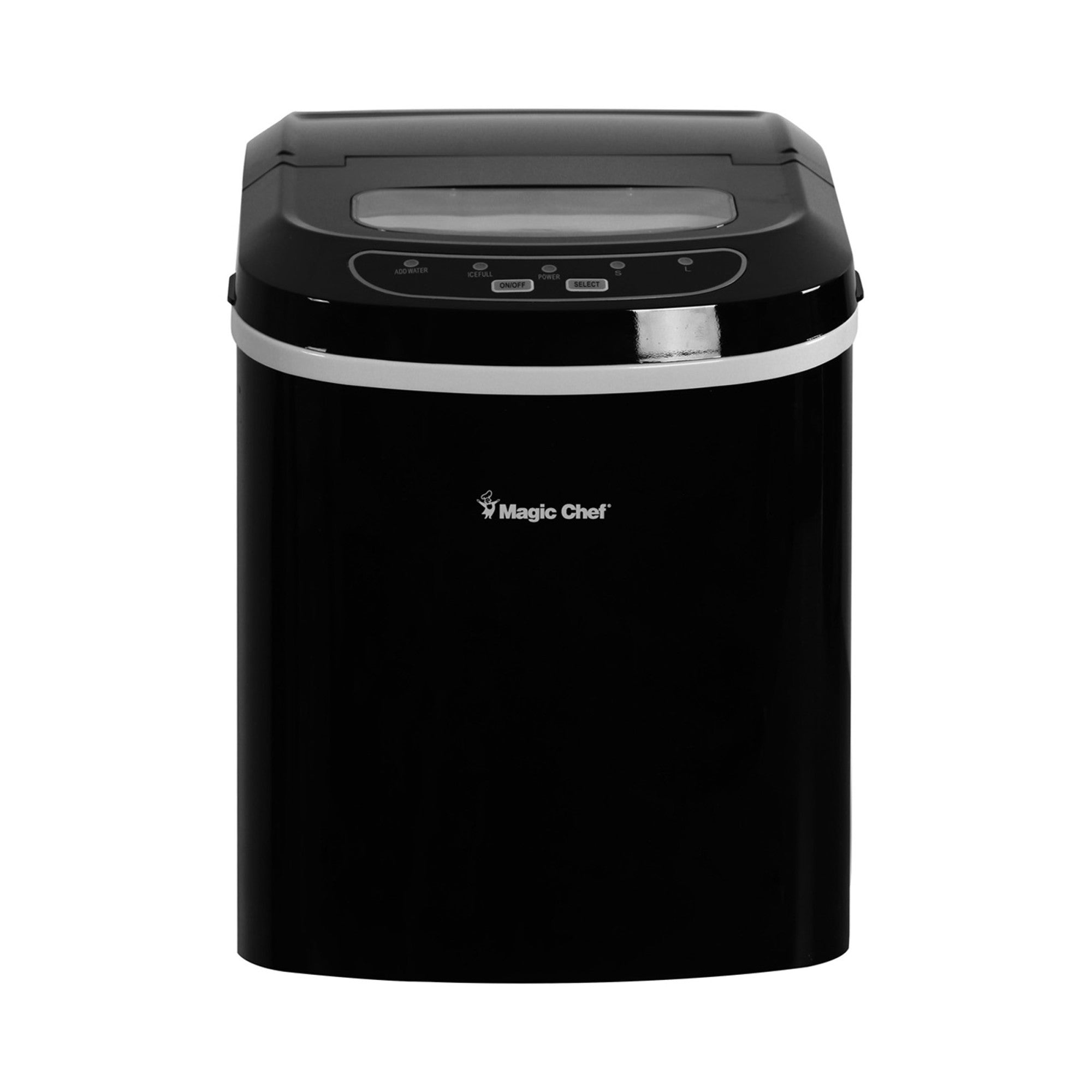 27 lb. Portable Countertop Ice Maker in Black