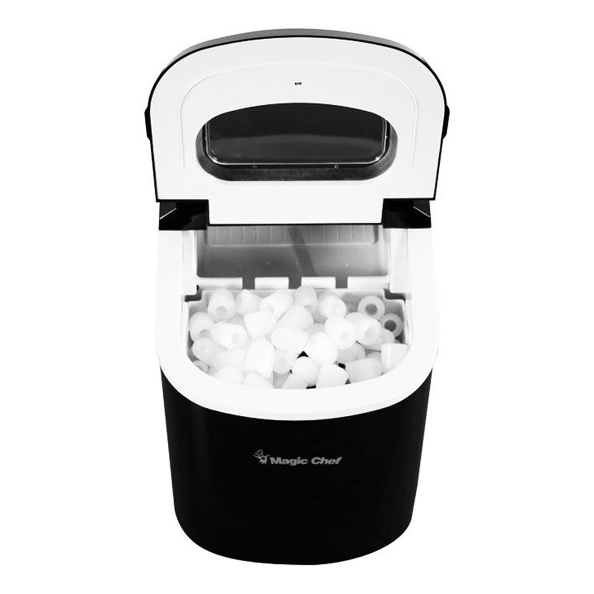 27 lb. Portable Countertop Ice Maker in Black