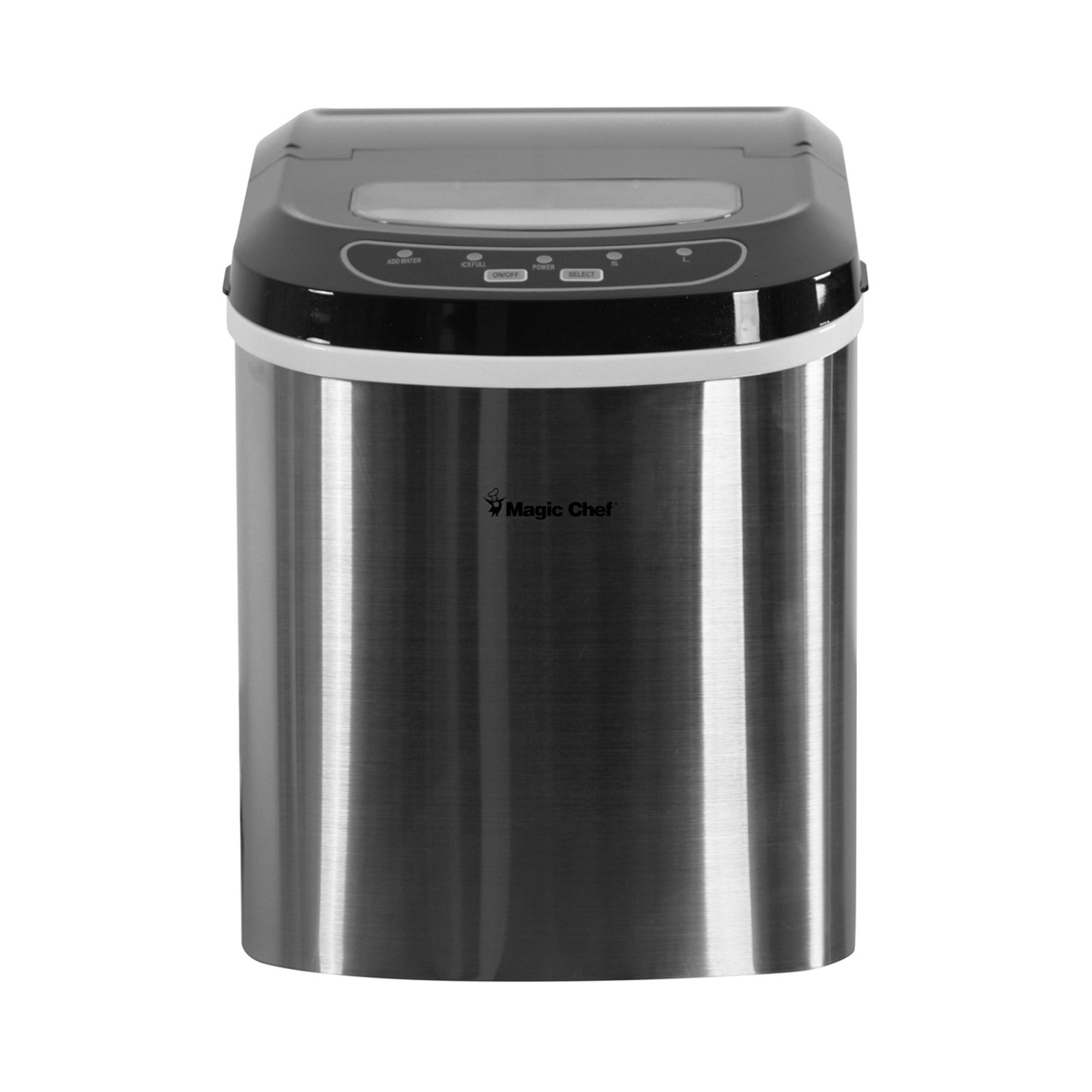 27 lb. Portable Countertop Ice Maker in Stainless