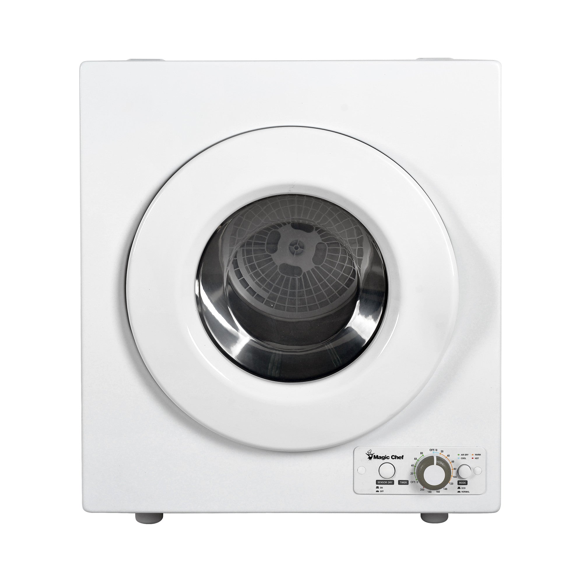 2.6 cu. ft. Compact Electric Dryer in White