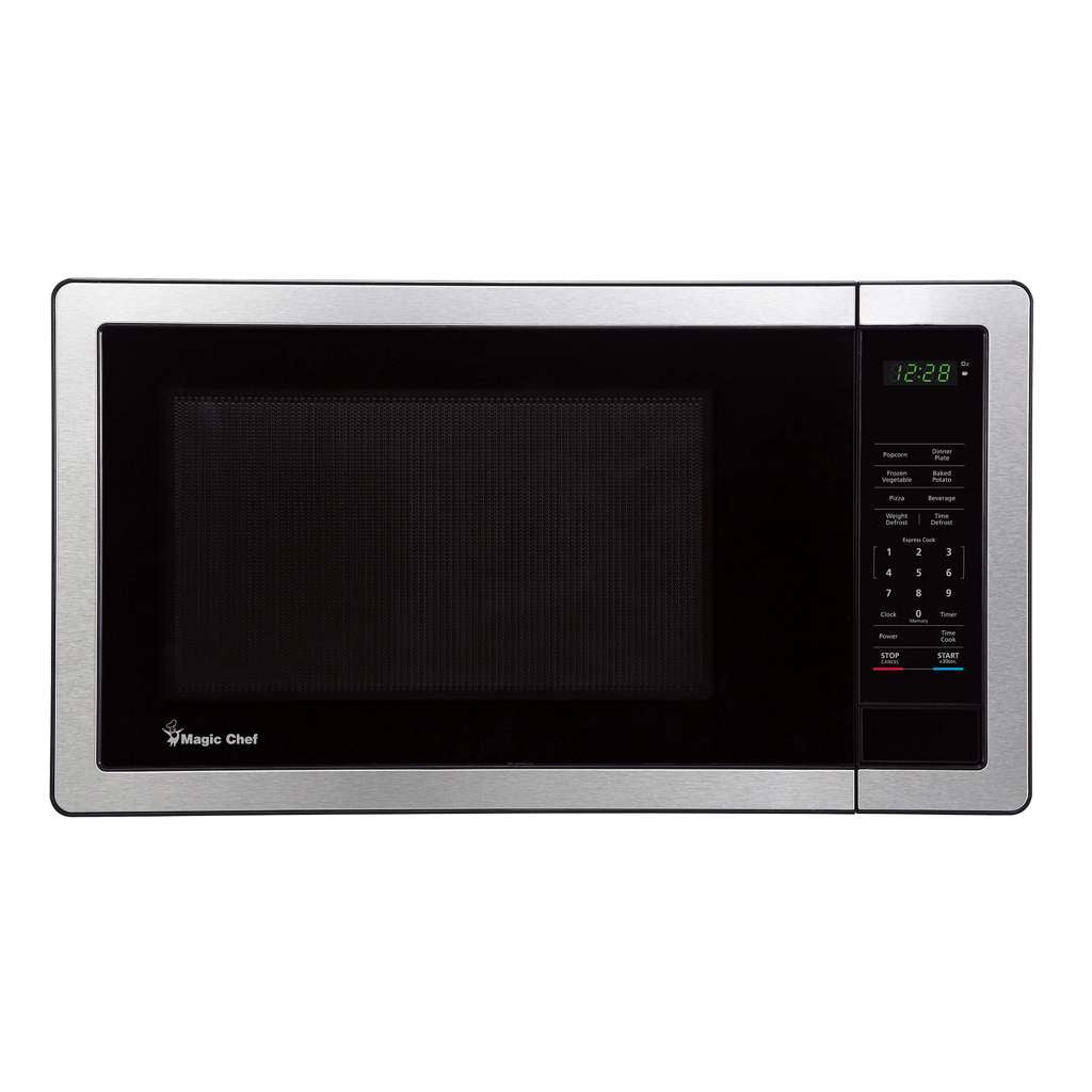 1.1 cu. ft. Countertop Microwave in Stainless Steel with Digital Touch