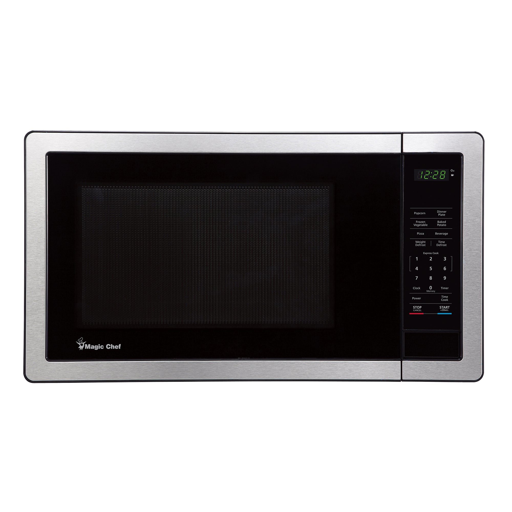 1.1 cu. ft. Countertop Microwave in Stainless Steel with Digital Touch