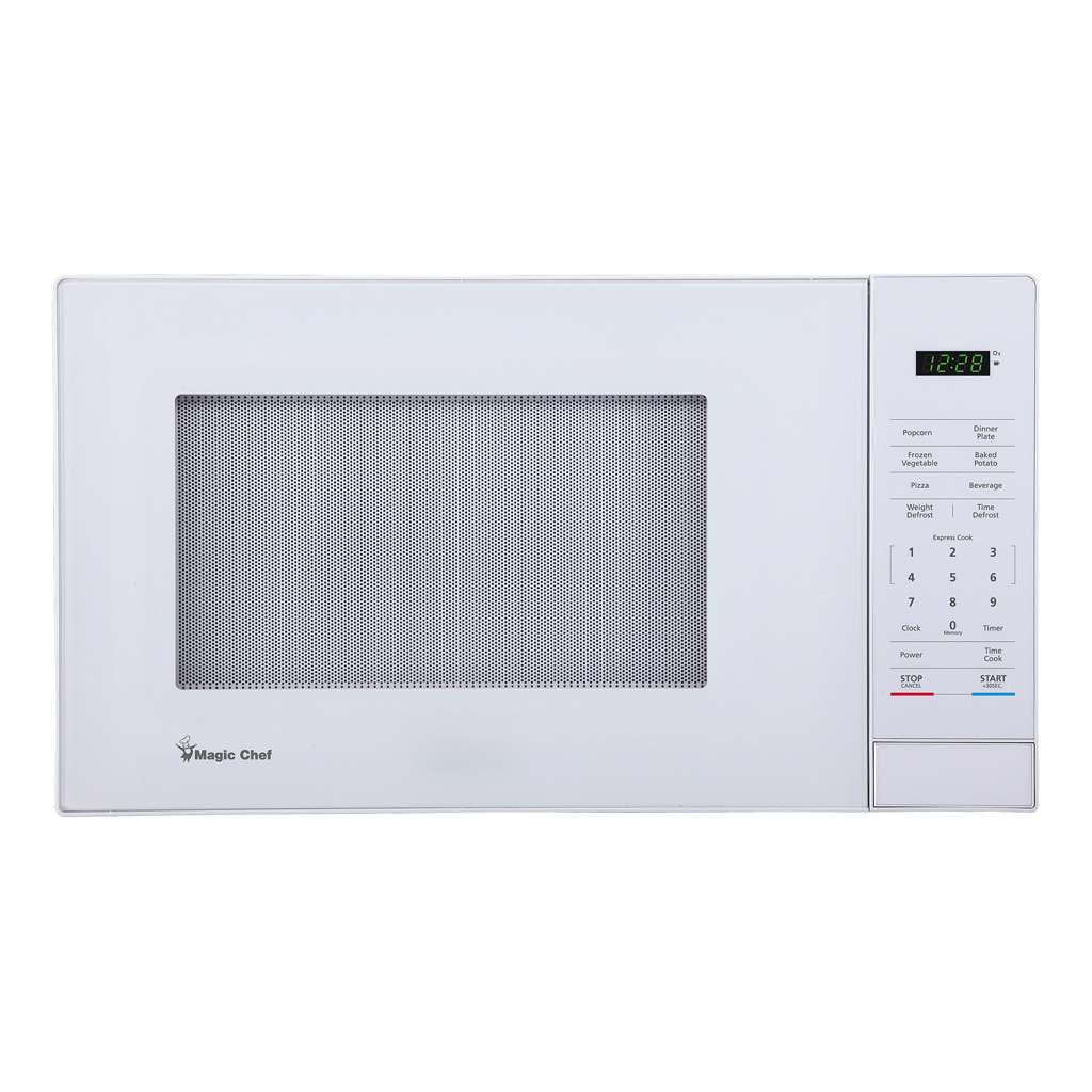 1.1 cu. ft. Countertop Microwave in White