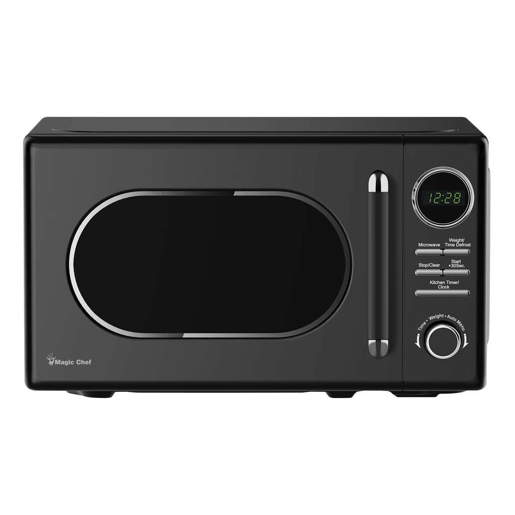 0.7 cu. ft. Retro Countertop Microwave in Black