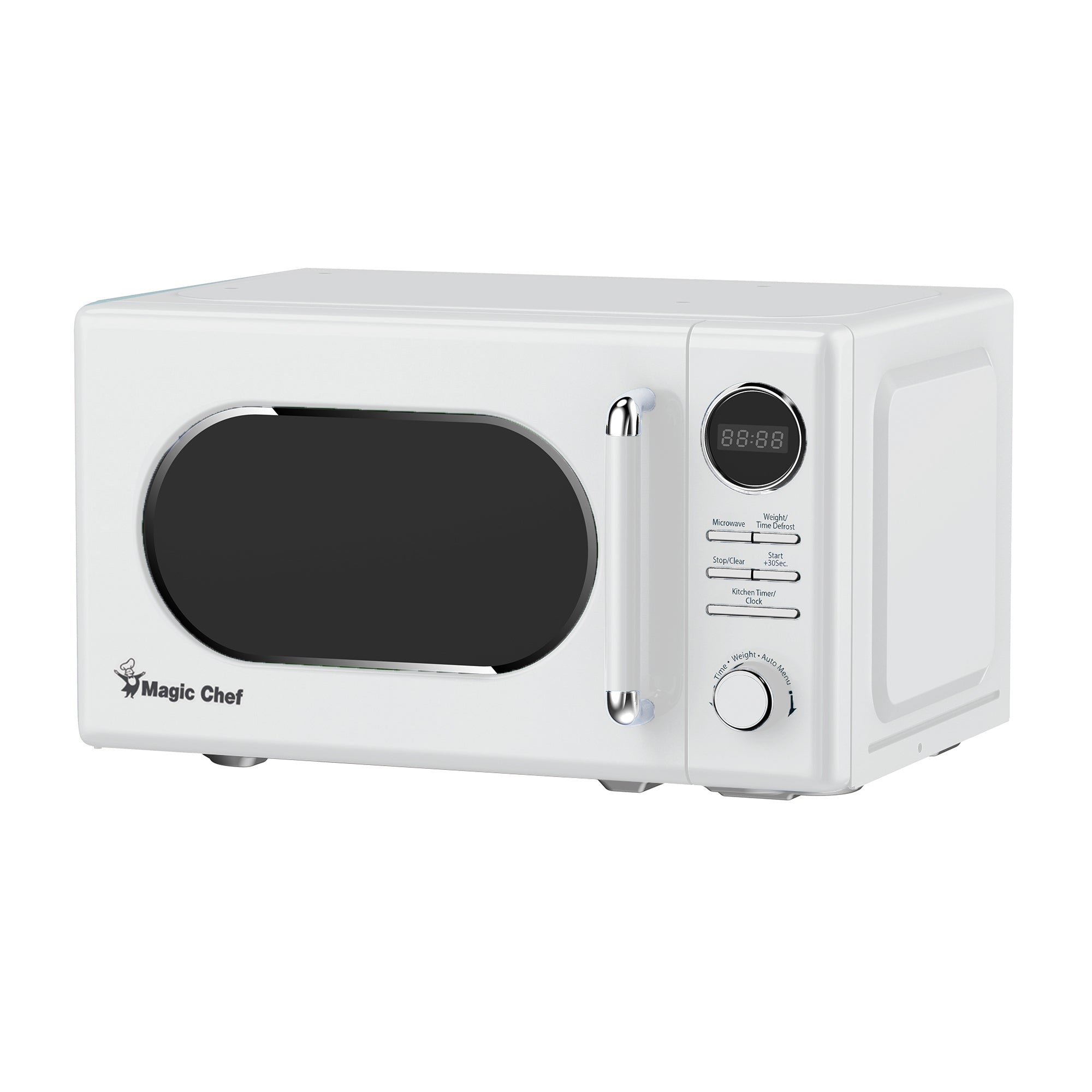 0.7 cu. ft. Retro Countertop Microwave in White
