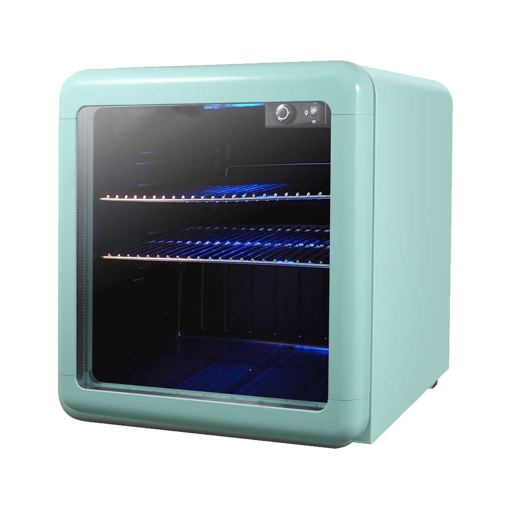 1.7 cu. ft. Retro Beverage Cooler in Mint Green