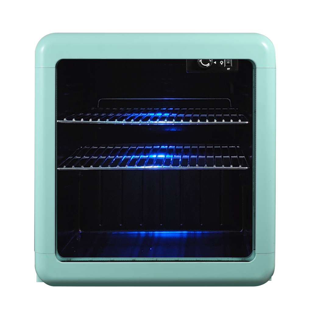 1.7 cu. ft. Retro Beverage Cooler in Mint Green