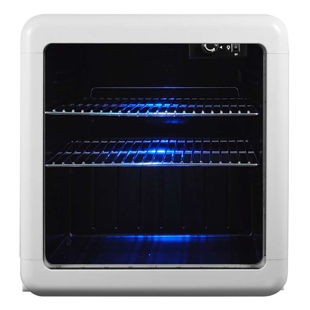 1.7 cu. ft. Retro Mini Beverage Cooler in White