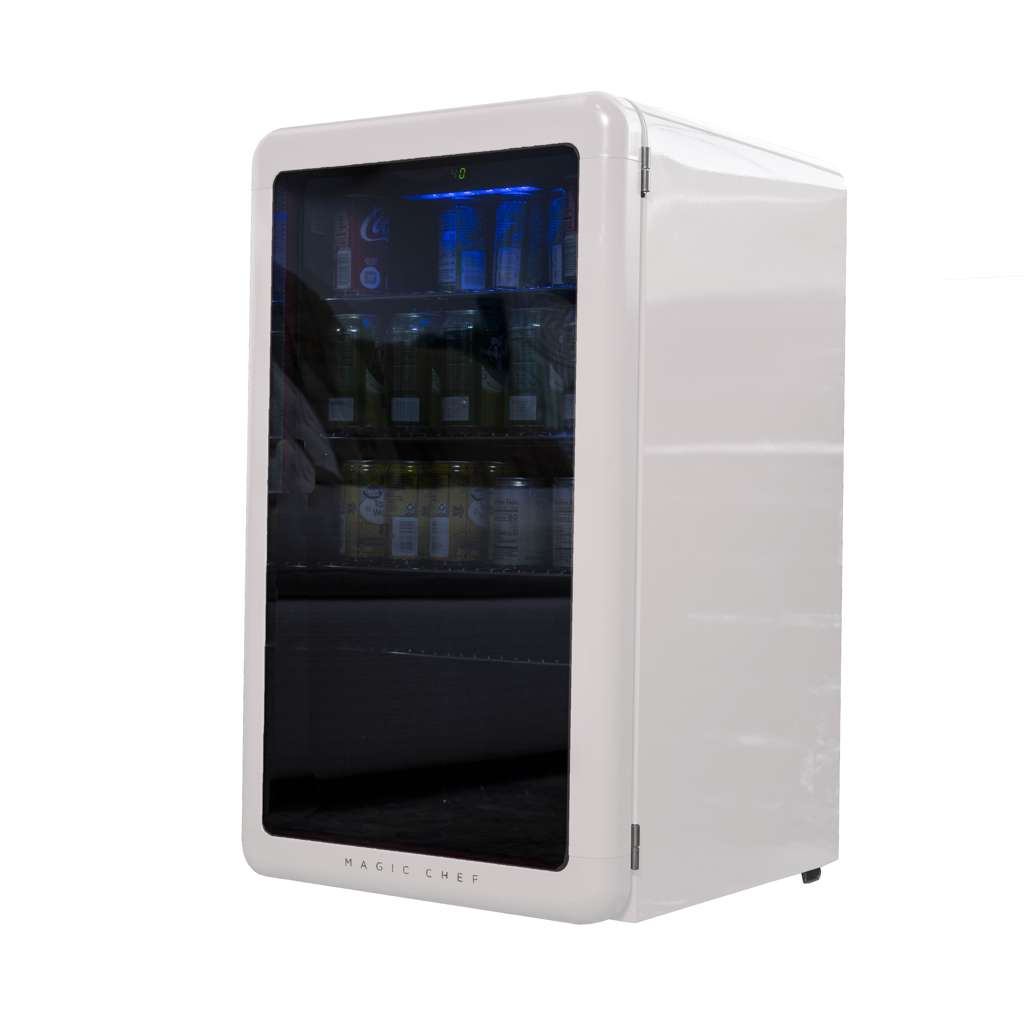 3.4 cu. ft. Retro Beverage Cooler, in White