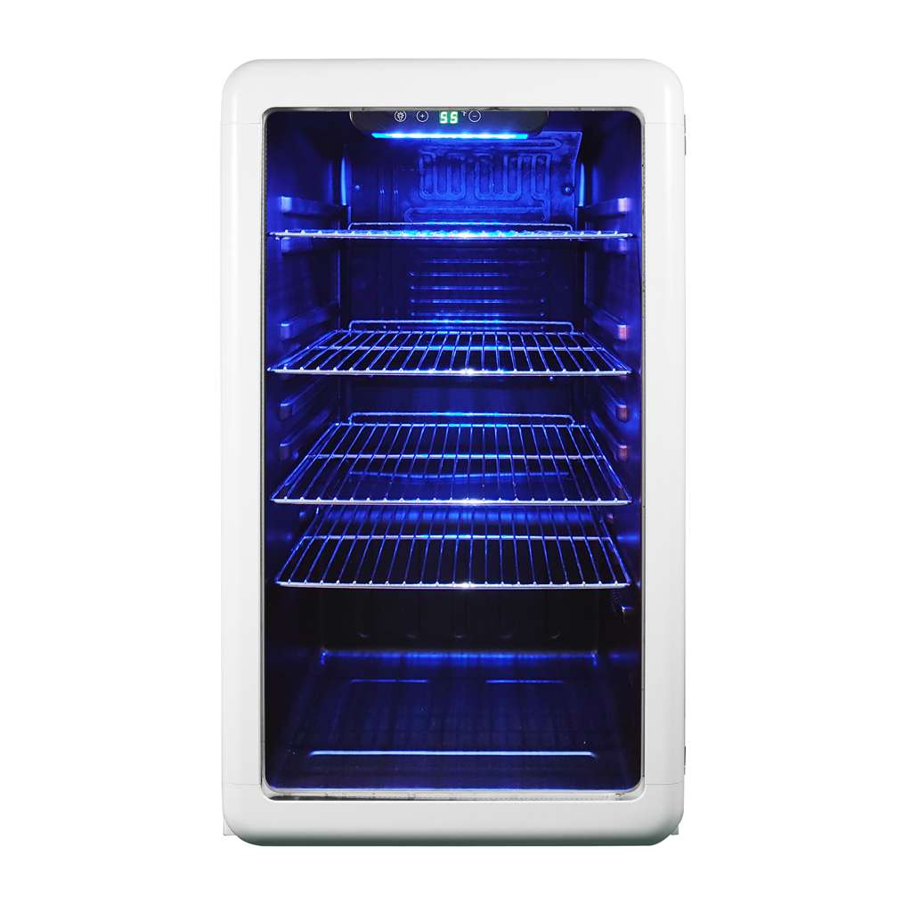 3.4 cu. ft. Retro Beverage Cooler, in White